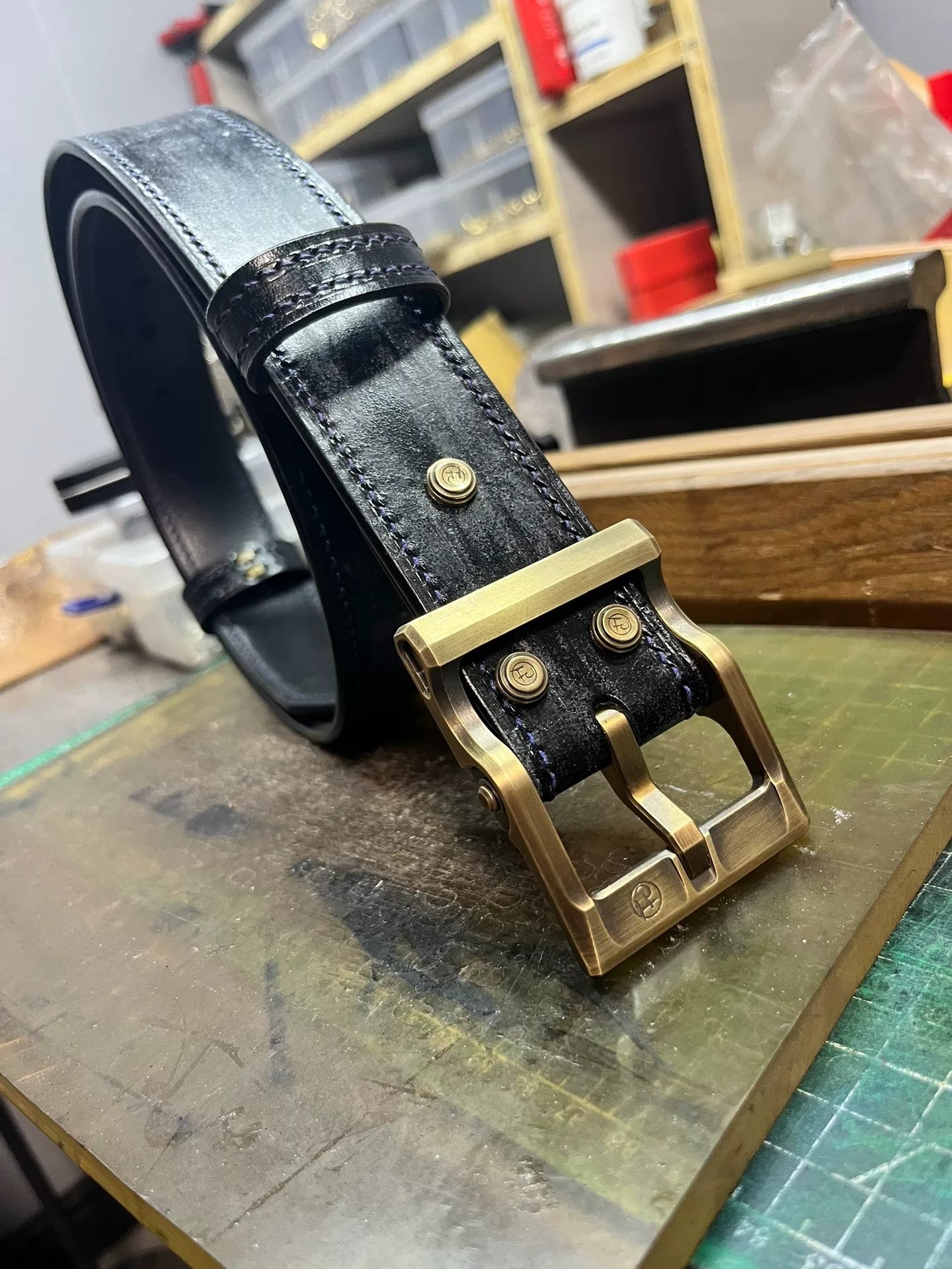 TWS Thomas Bridle Leather Handmade Belt — Imported from UK