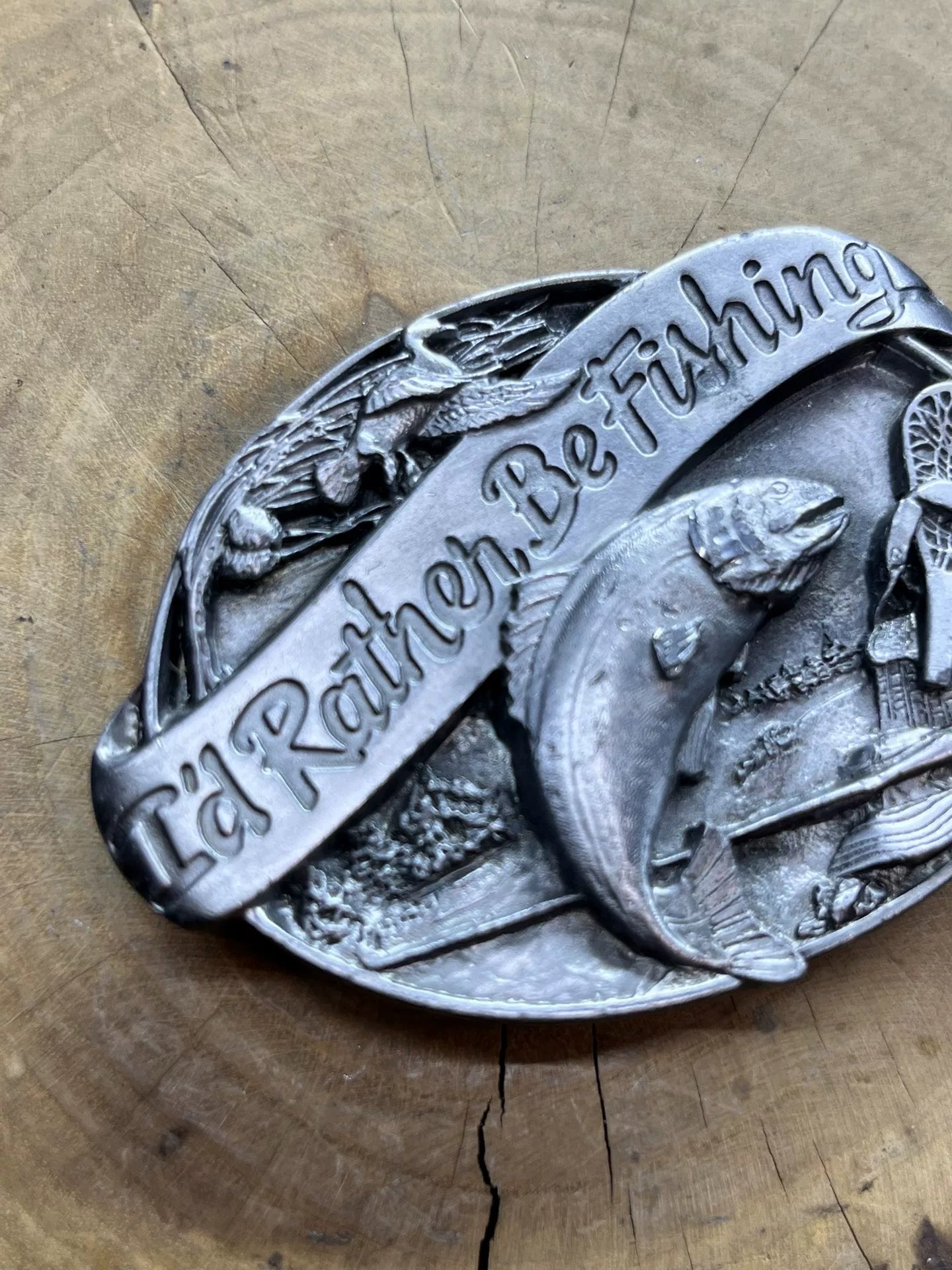 1985 Siskiyou Buckle Co. Vintage Belt Buckle — Excellent Condition