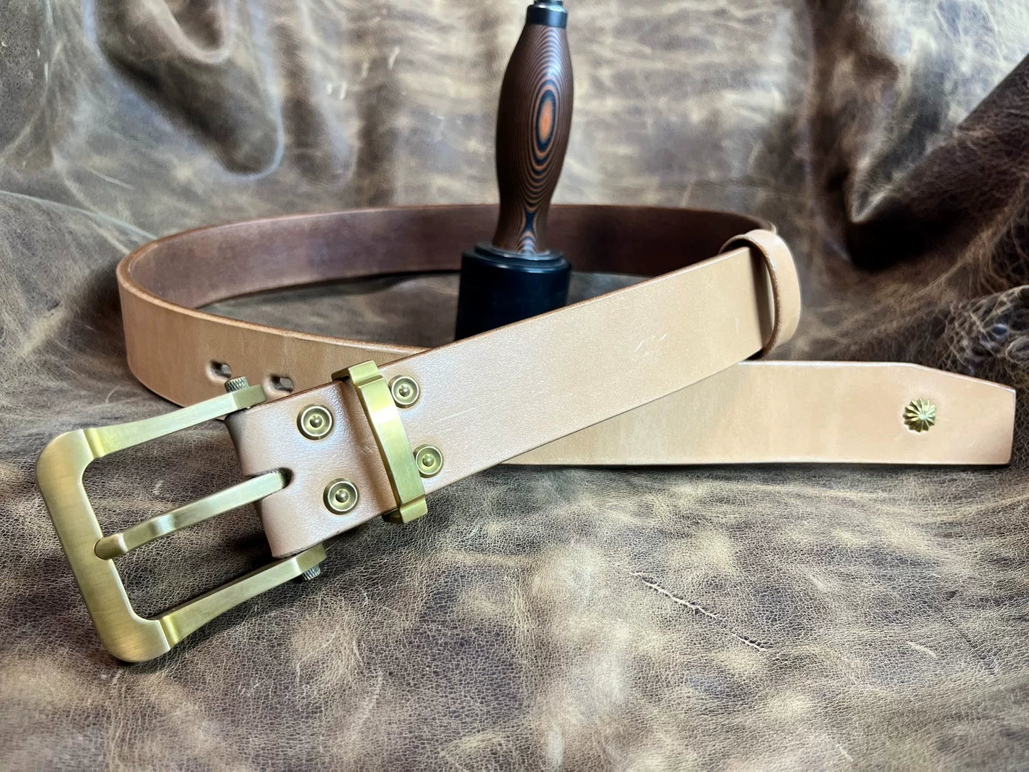 Zhaonan fat original color with genuine cow buckle