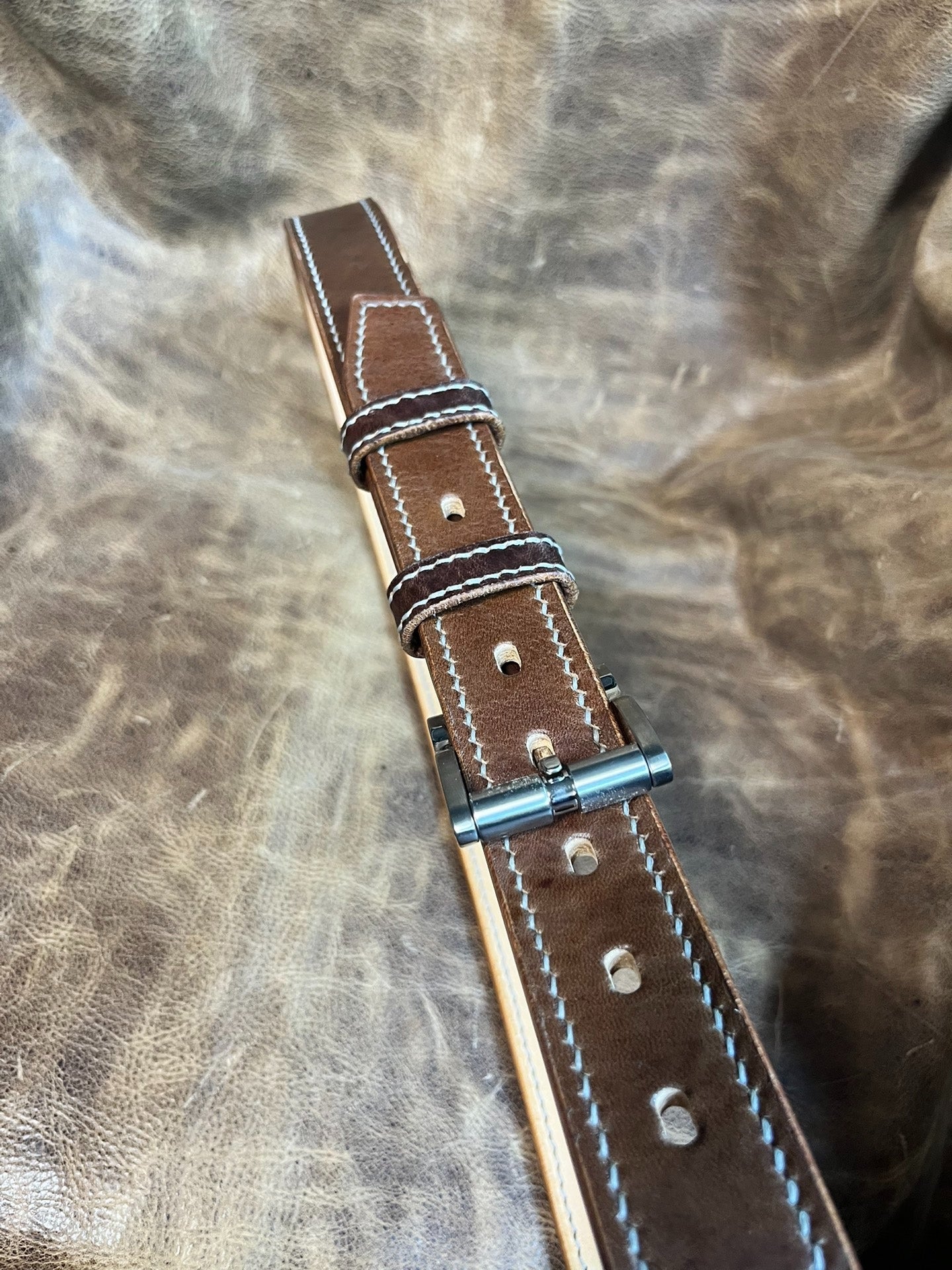 For cordovan leather belts