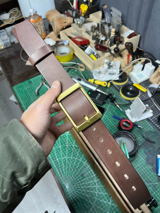6 mm thick Meian handmade belt