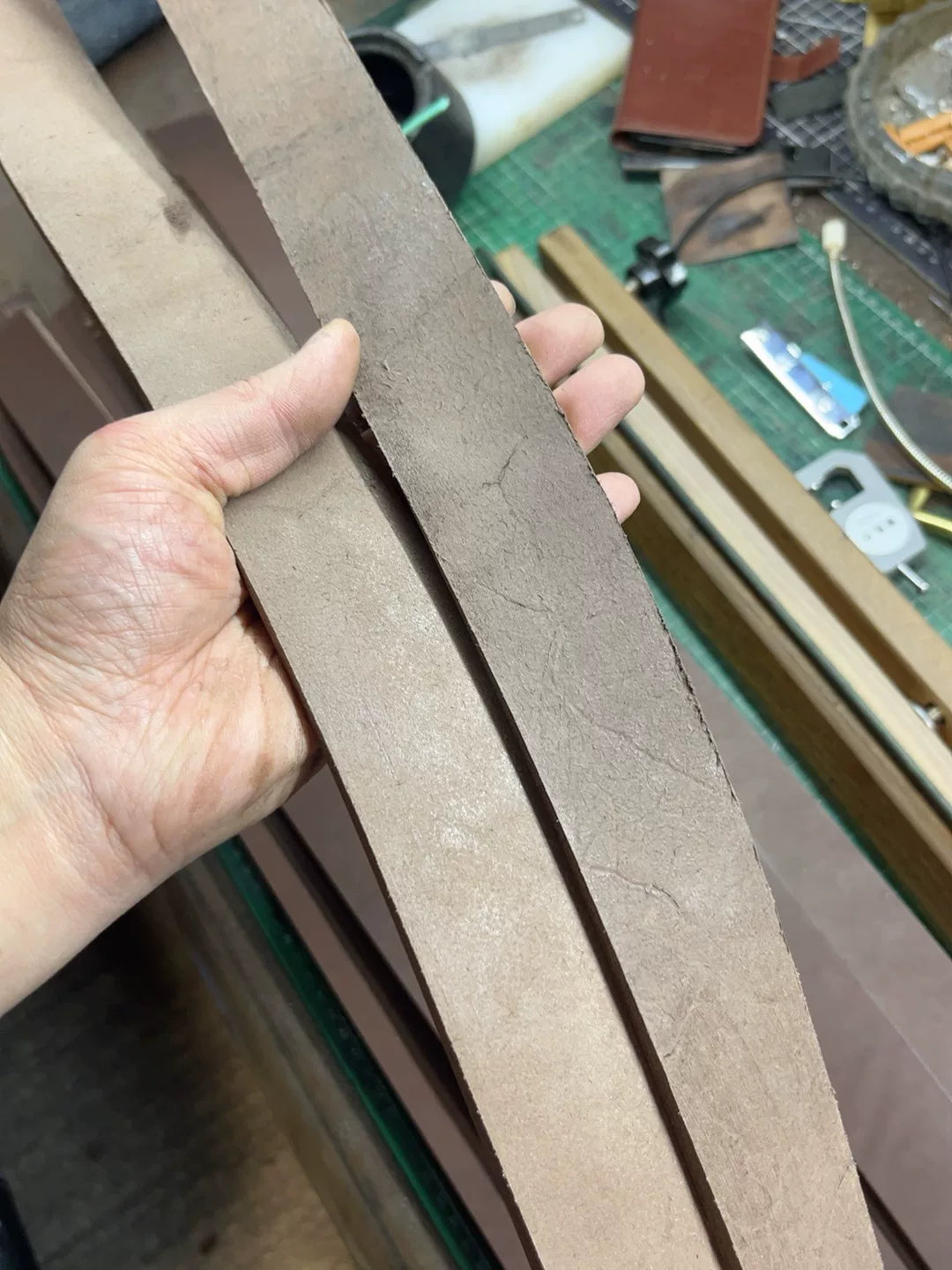 6 mm thick Meian handmade belt