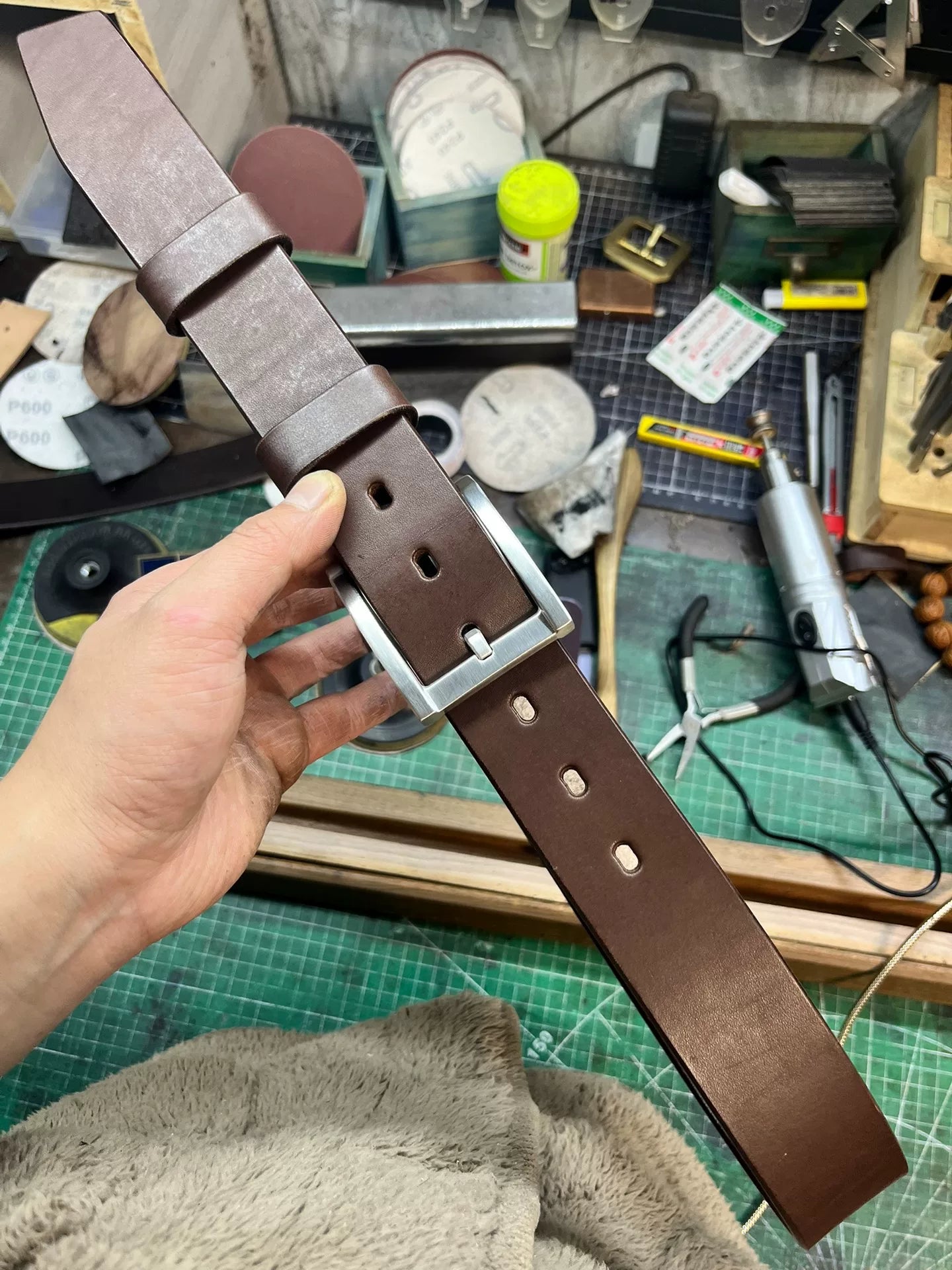 6 mm thick Meian handmade belt