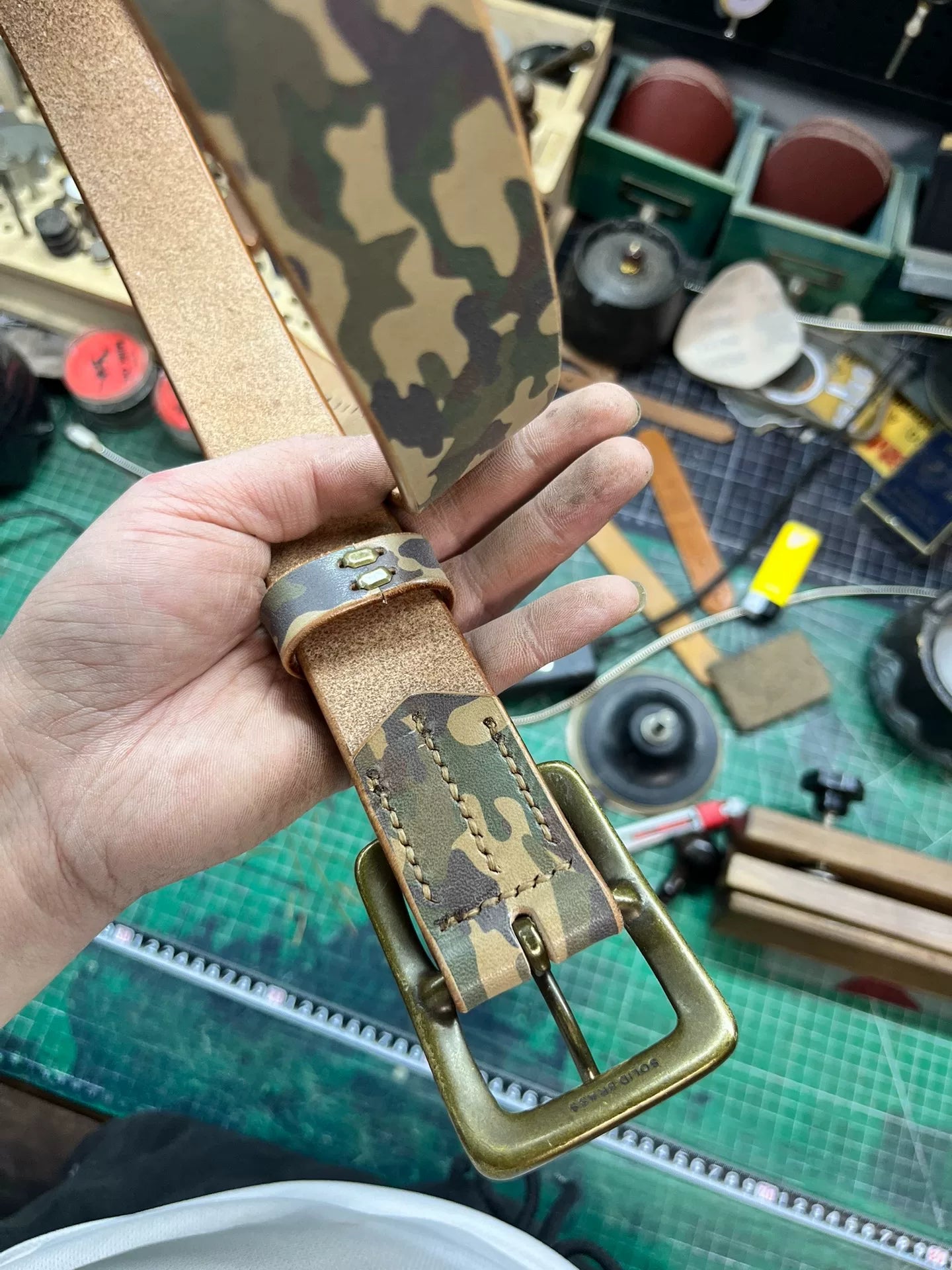 Camouflage saddle