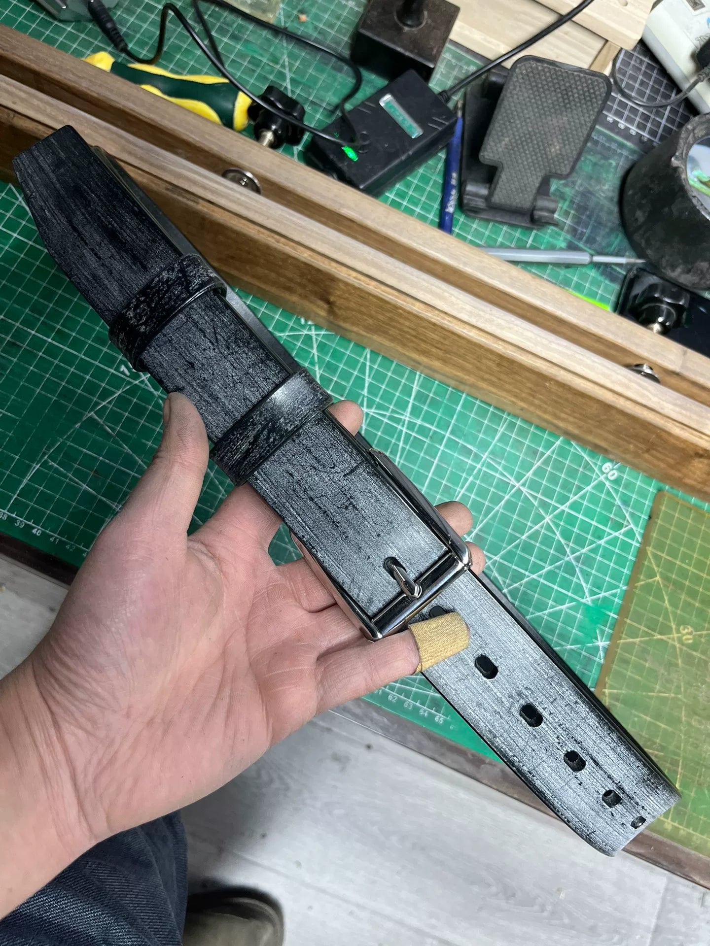 TWS British Thomas Rein leather handmade belt