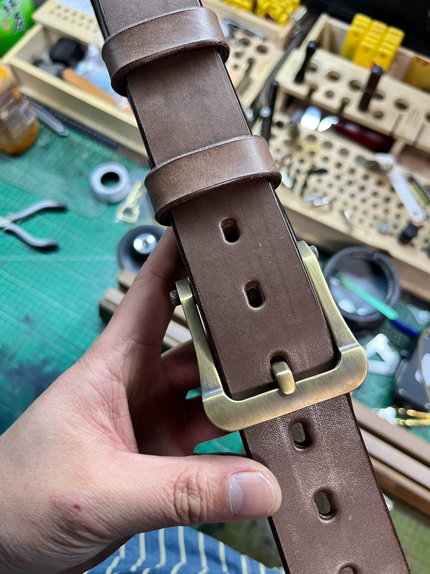 6 mm thick Meian handmade belt