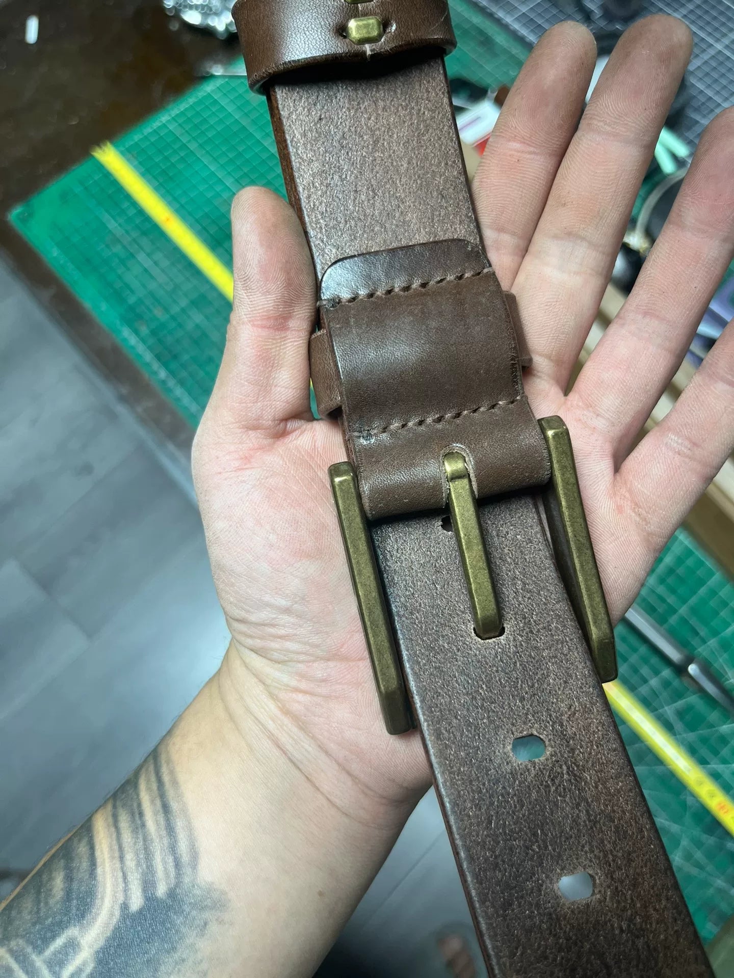 6 mm thick Meian handmade belt