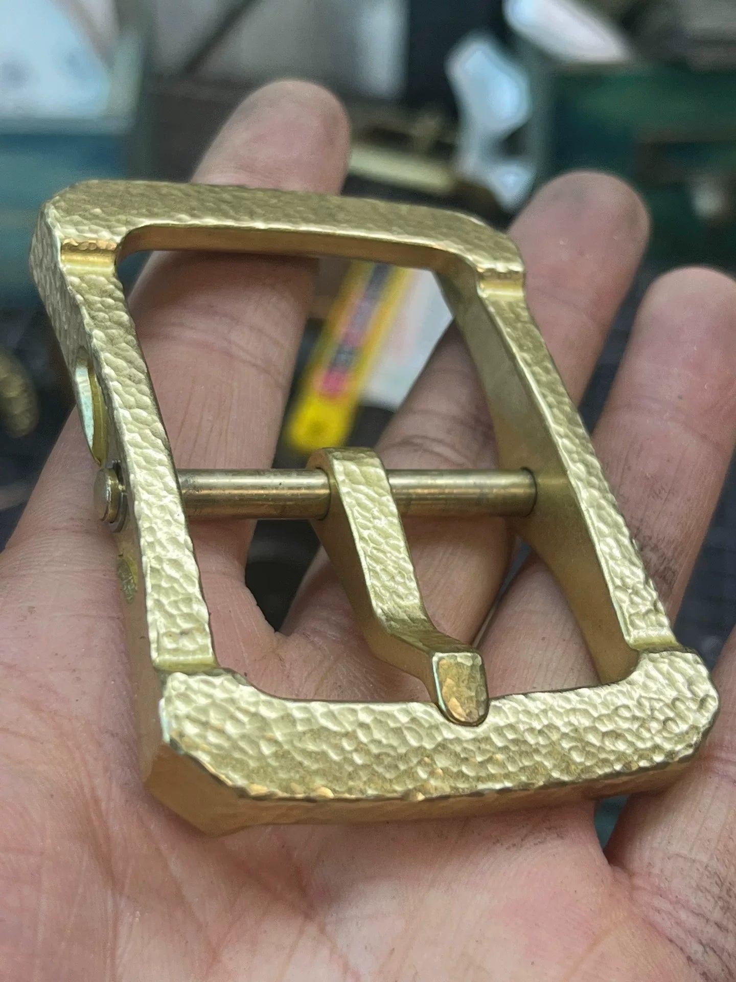 Gadfly 10 replica brass belt buckle