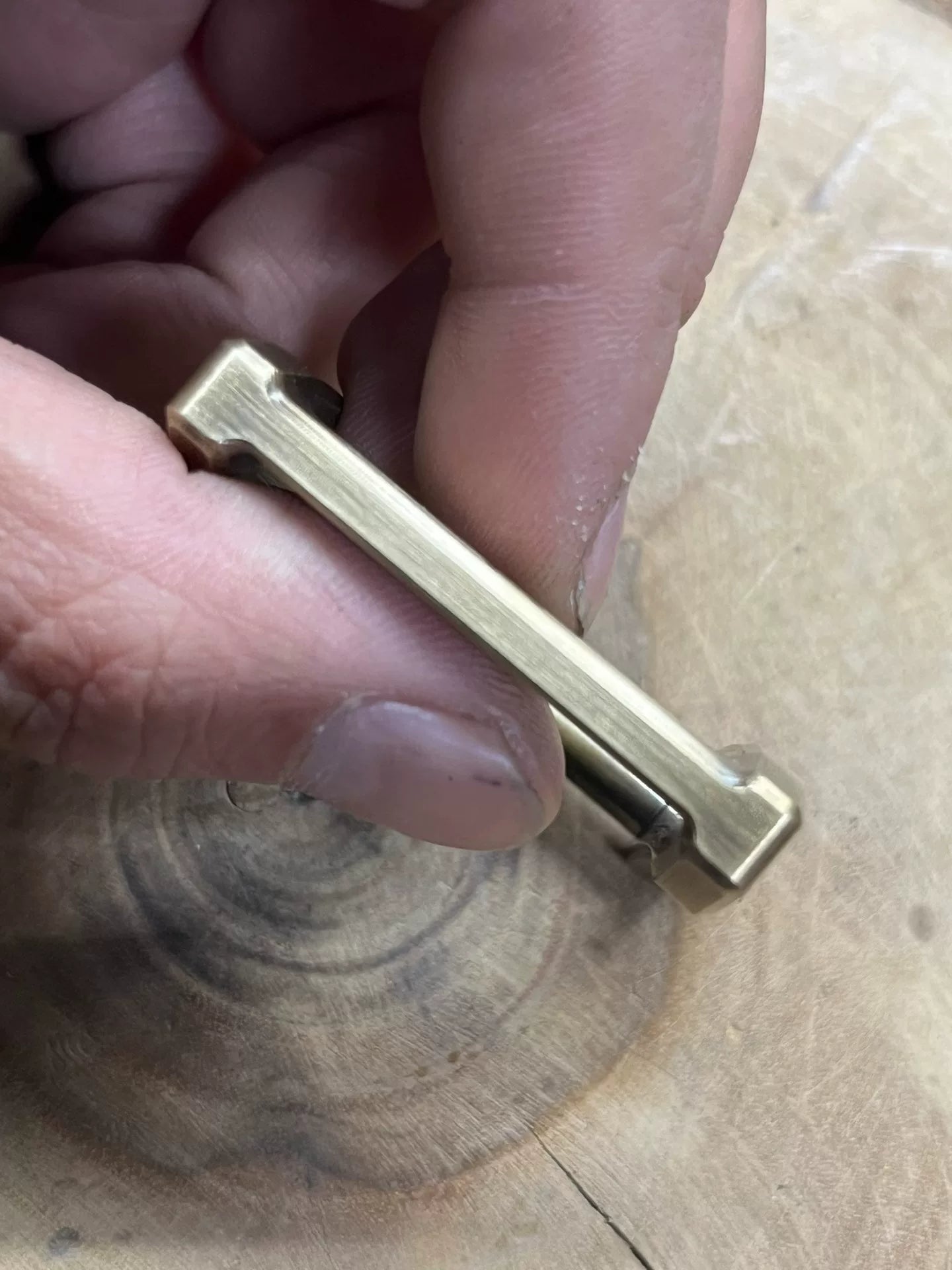Westwind No.3 Line-Cut — Original Solid Brass 35mm