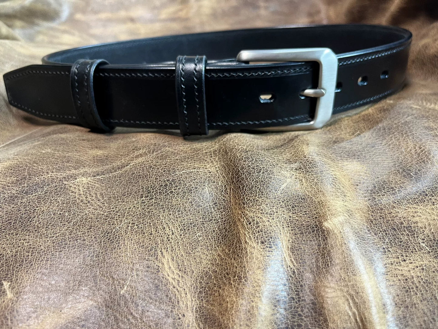 TWS Thomas Bridle Leather Handmade Belt — Imported from UK