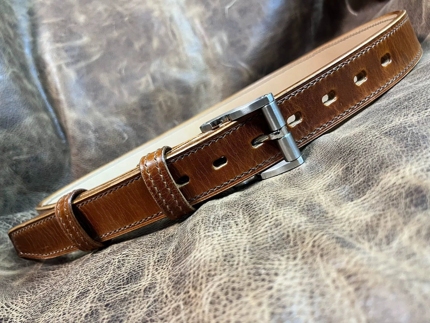 For cordovan leather belts