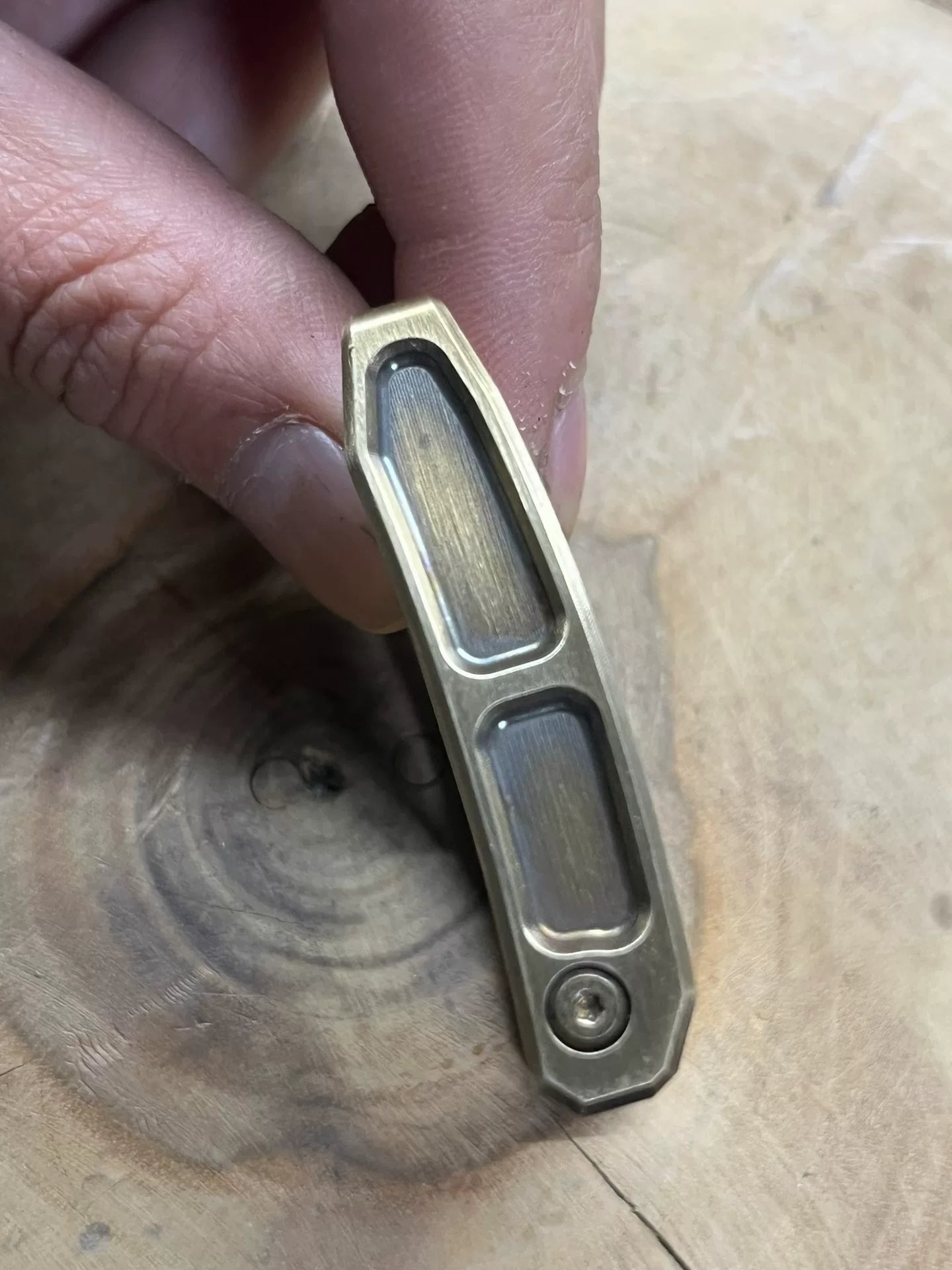 Westwind No.3 Line-Cut — Original Solid Brass 35mm