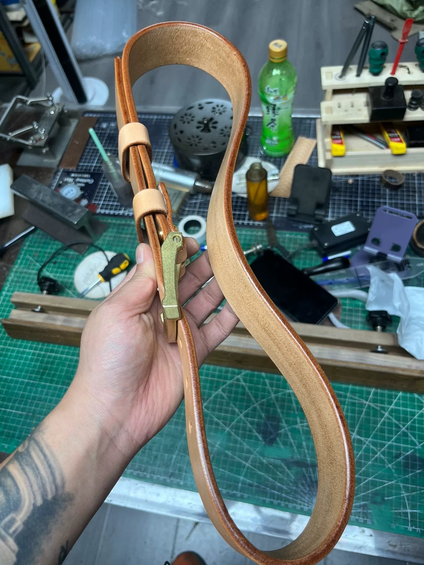 Meian handmade belts and belts, imported from Meian, I like to consult