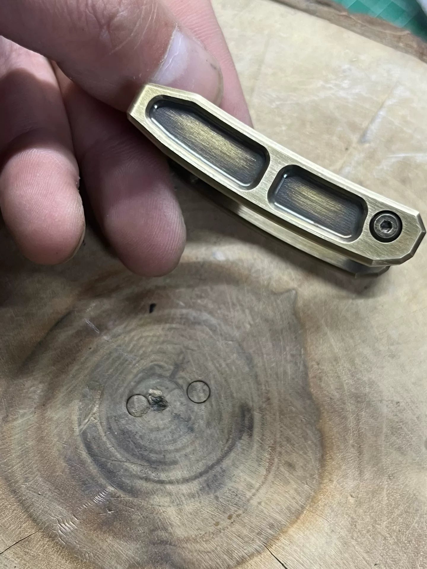 Westwind No.3 Line-Cut — Original Solid Brass 35mm