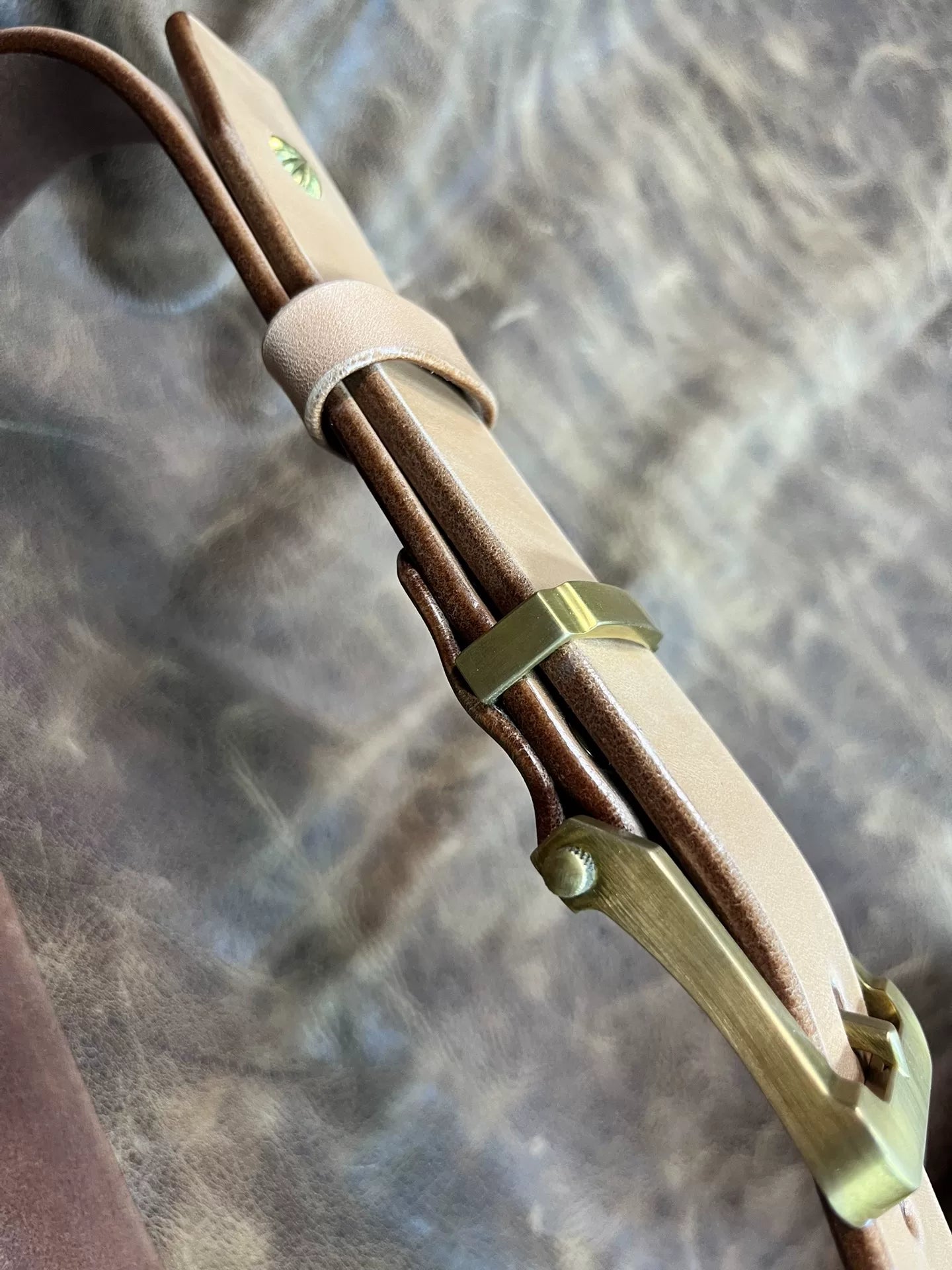 Zhaonan fat original color with genuine cow buckle
