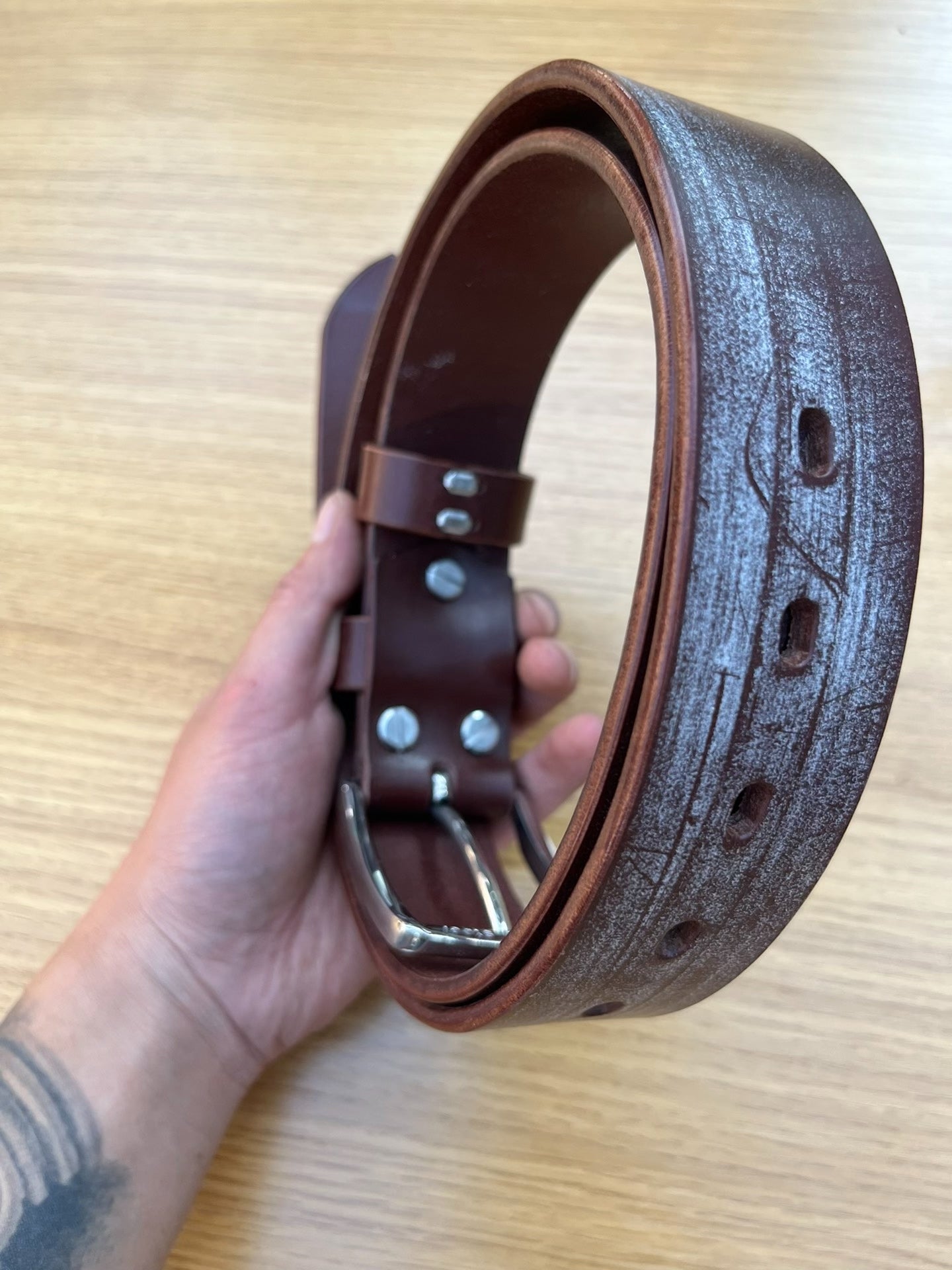4.2mm thick brown TWS Thomas Bridle. Horse Rein genuine first-layer…