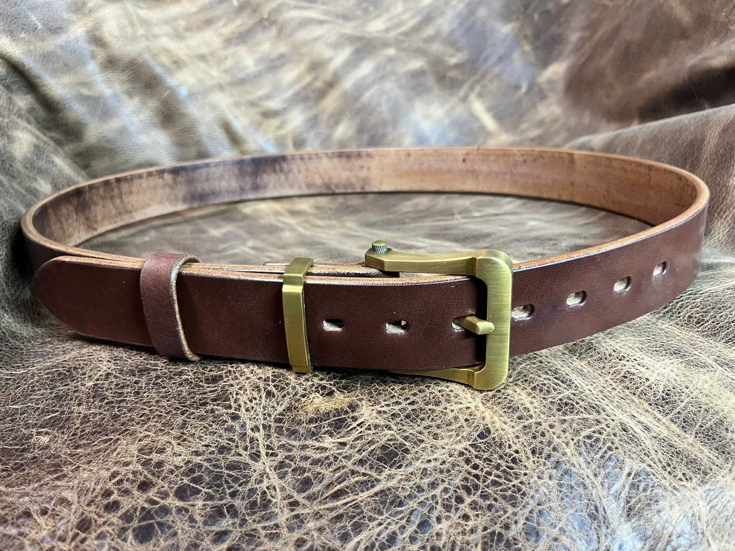 Zhaonan fat brown color with genuine cow buckle