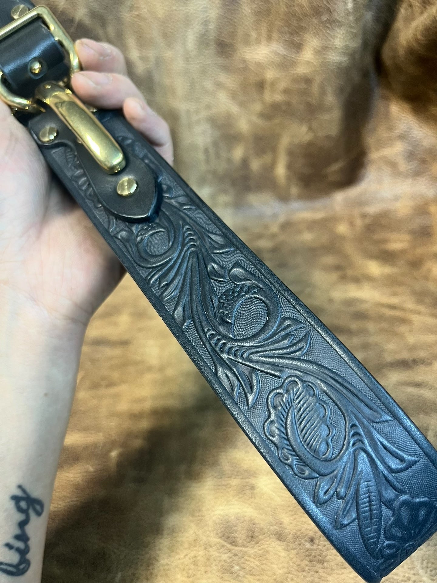 American retro Littleton cavalry belt