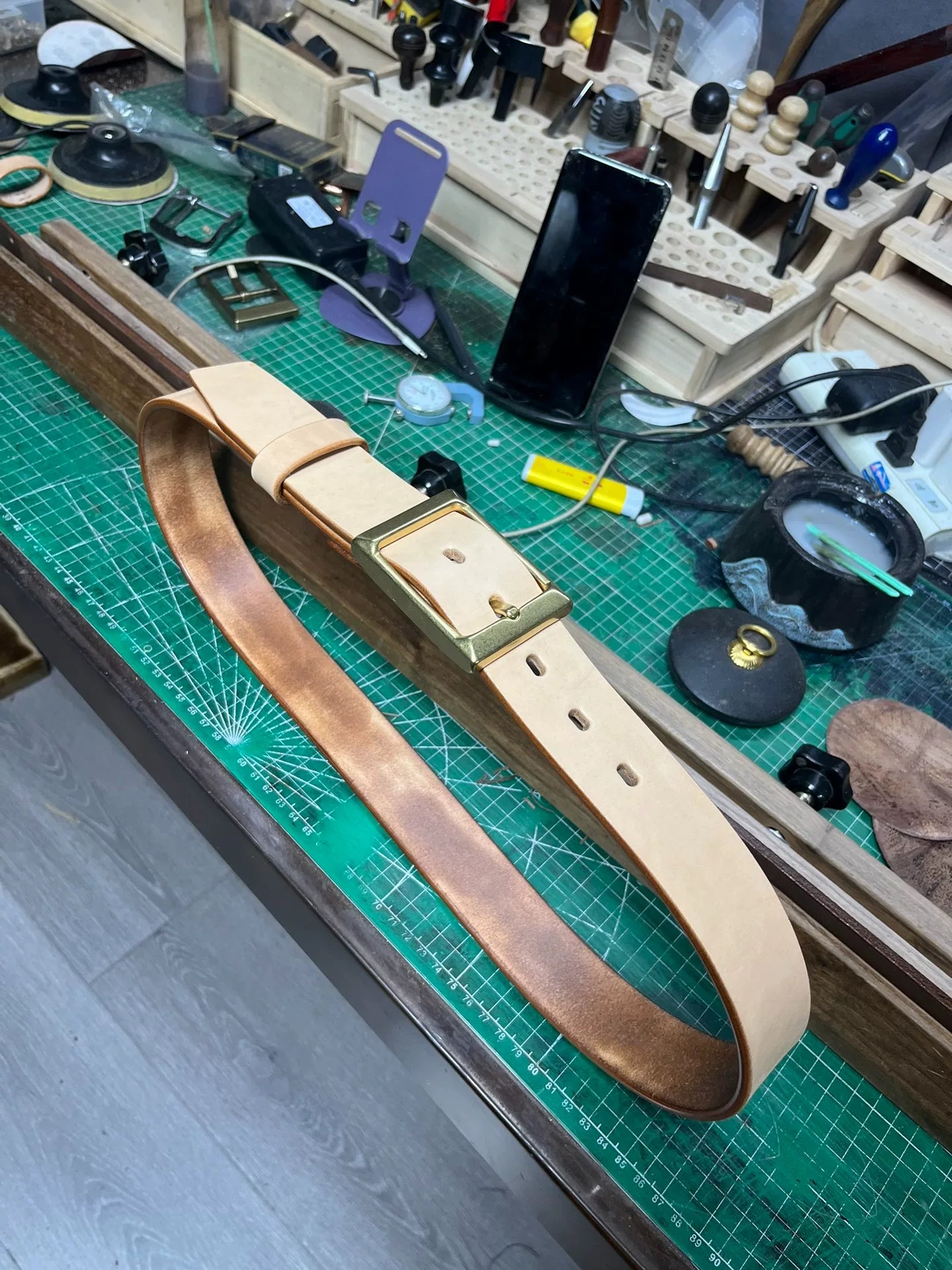 6.5mm thick Meian handmade belt belt, imported Meian, like to consult