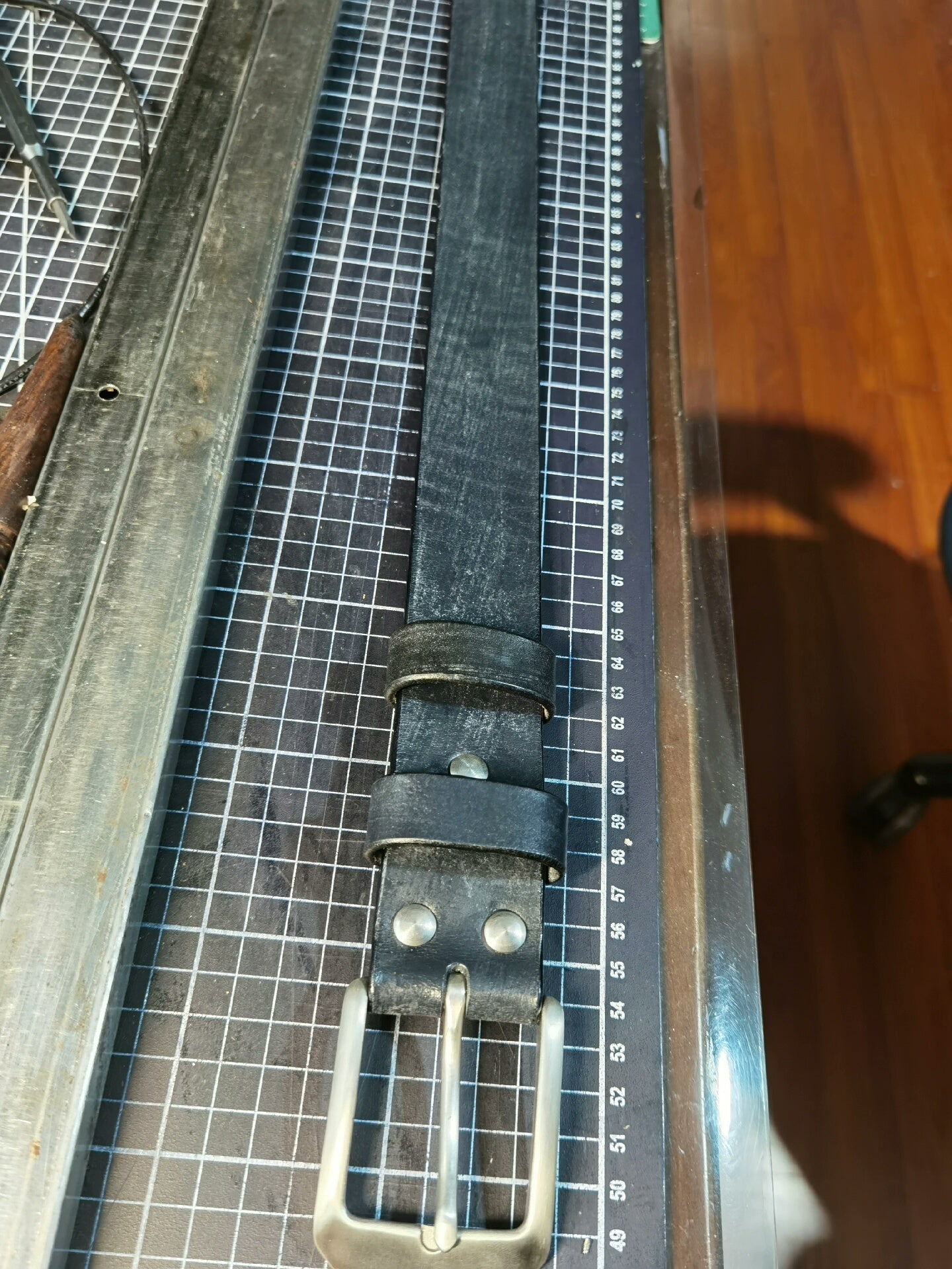 TWS British Thomas Rein leather handmade belt