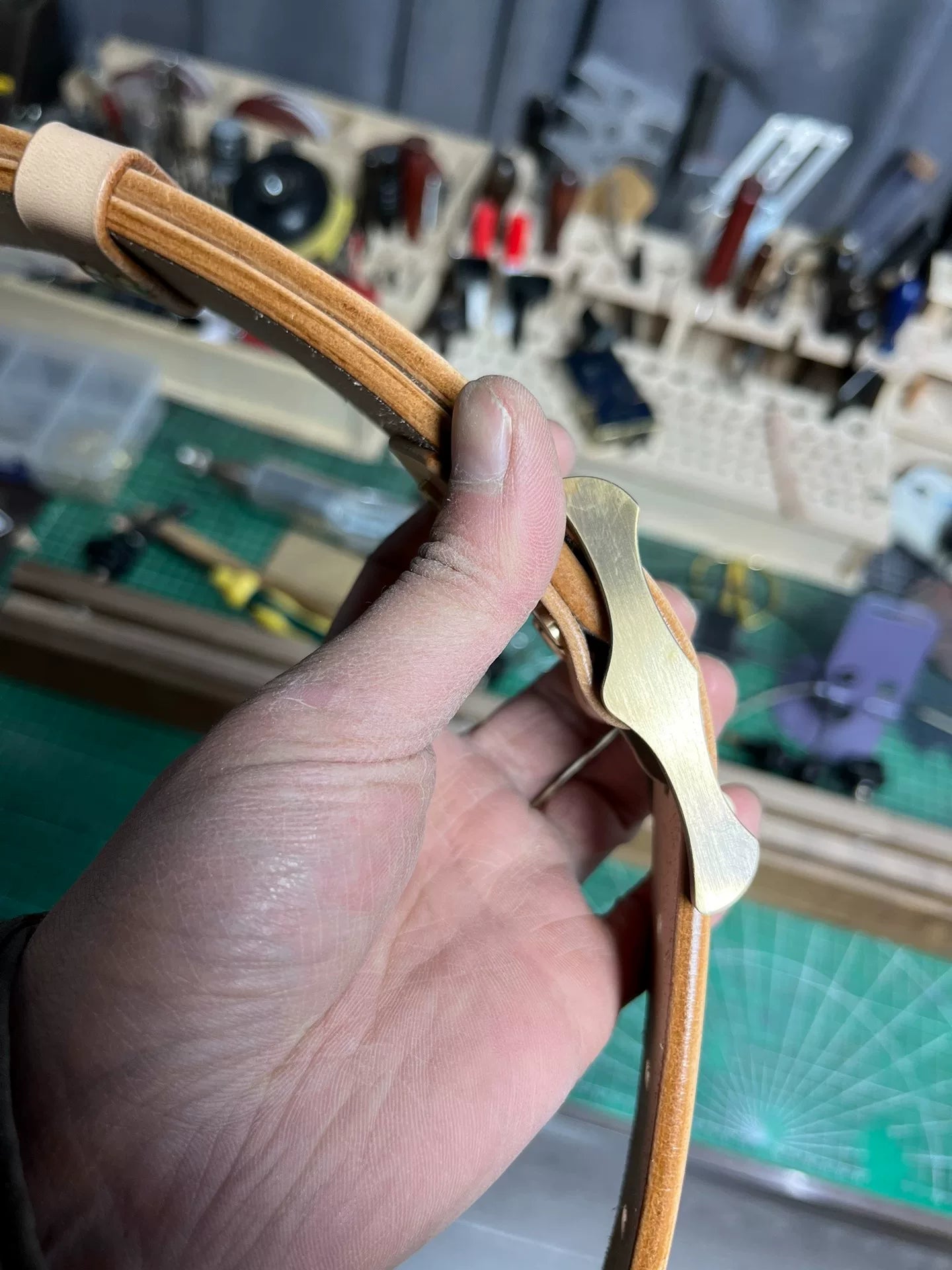 Premium Muchen Batman Belt Buckle — CNC Brass Craftsmanship