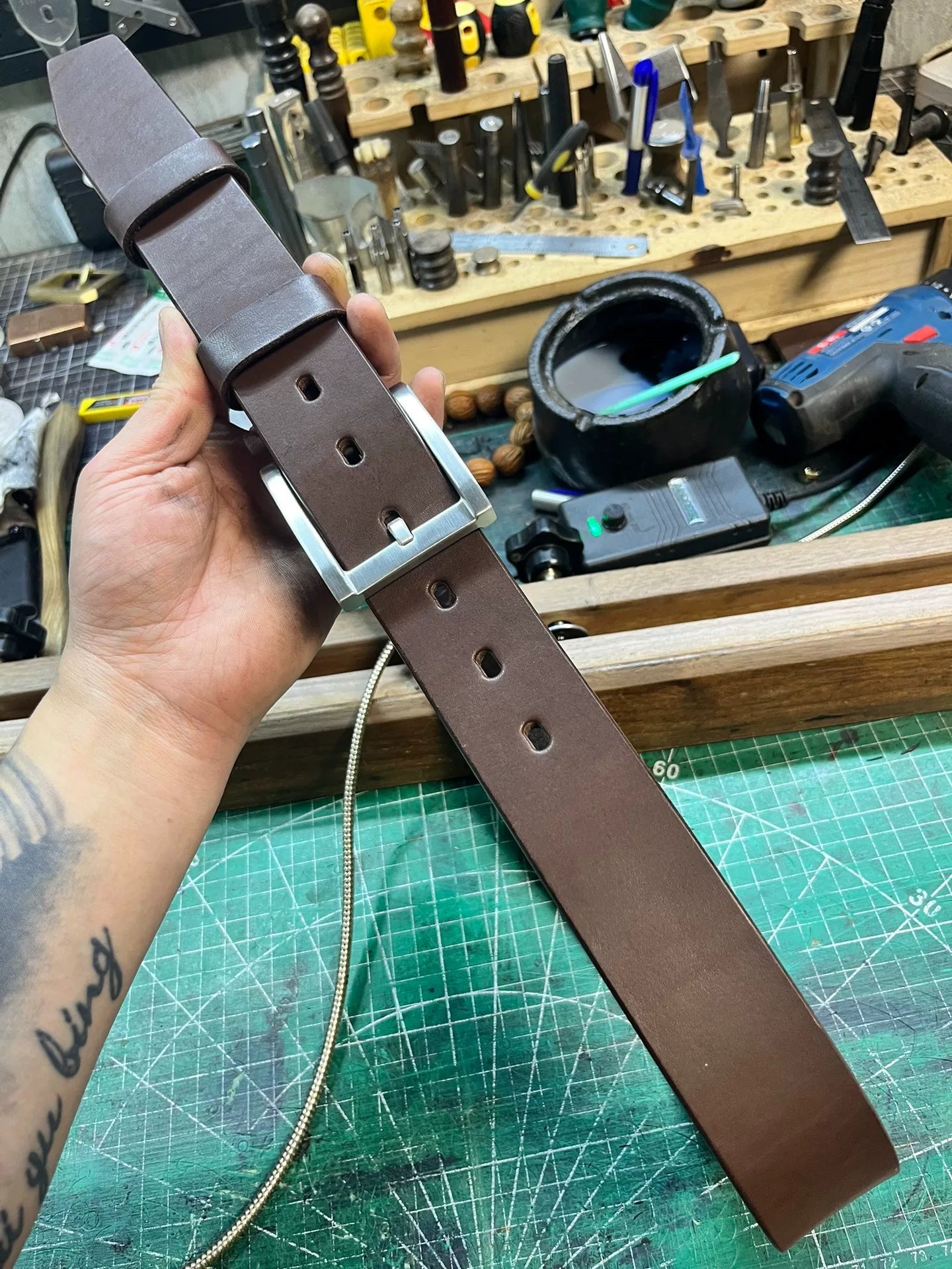 6 mm thick Meian handmade belt