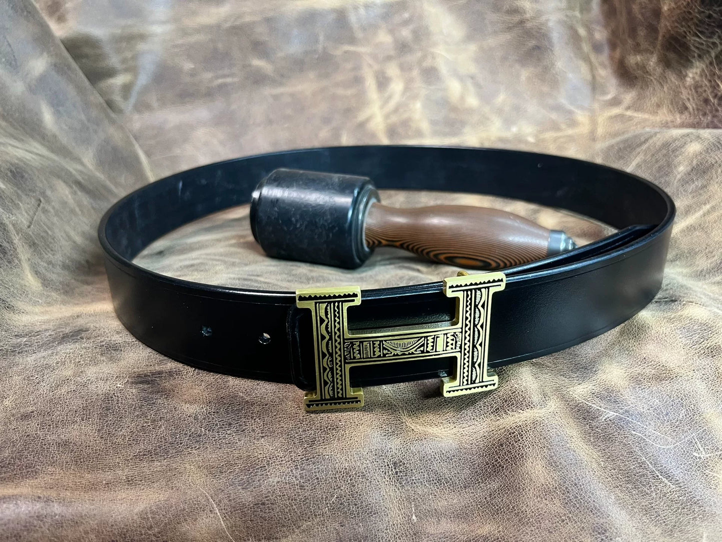 TWS British Thomas Rein leather handmade belt