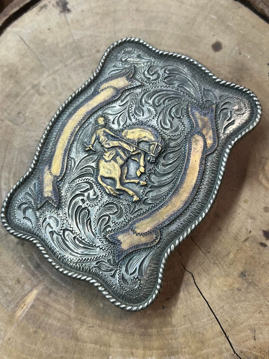 RRL RL Western belt belt made in Argentina