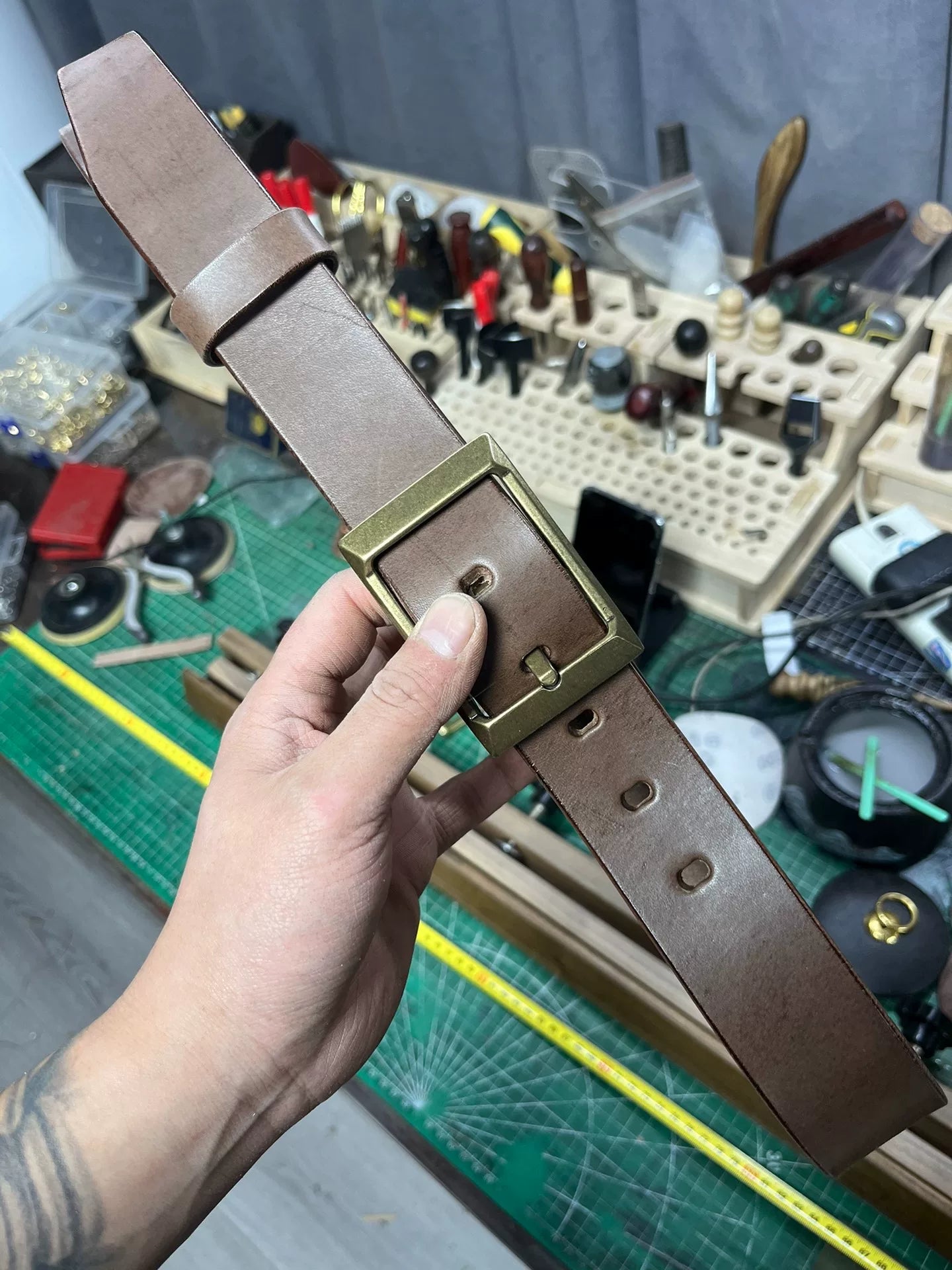 6 mm thick Meian handmade belt
