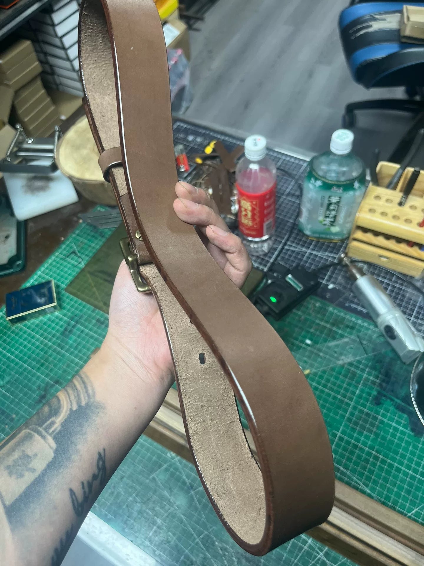 6 mm thick Meian handmade belt