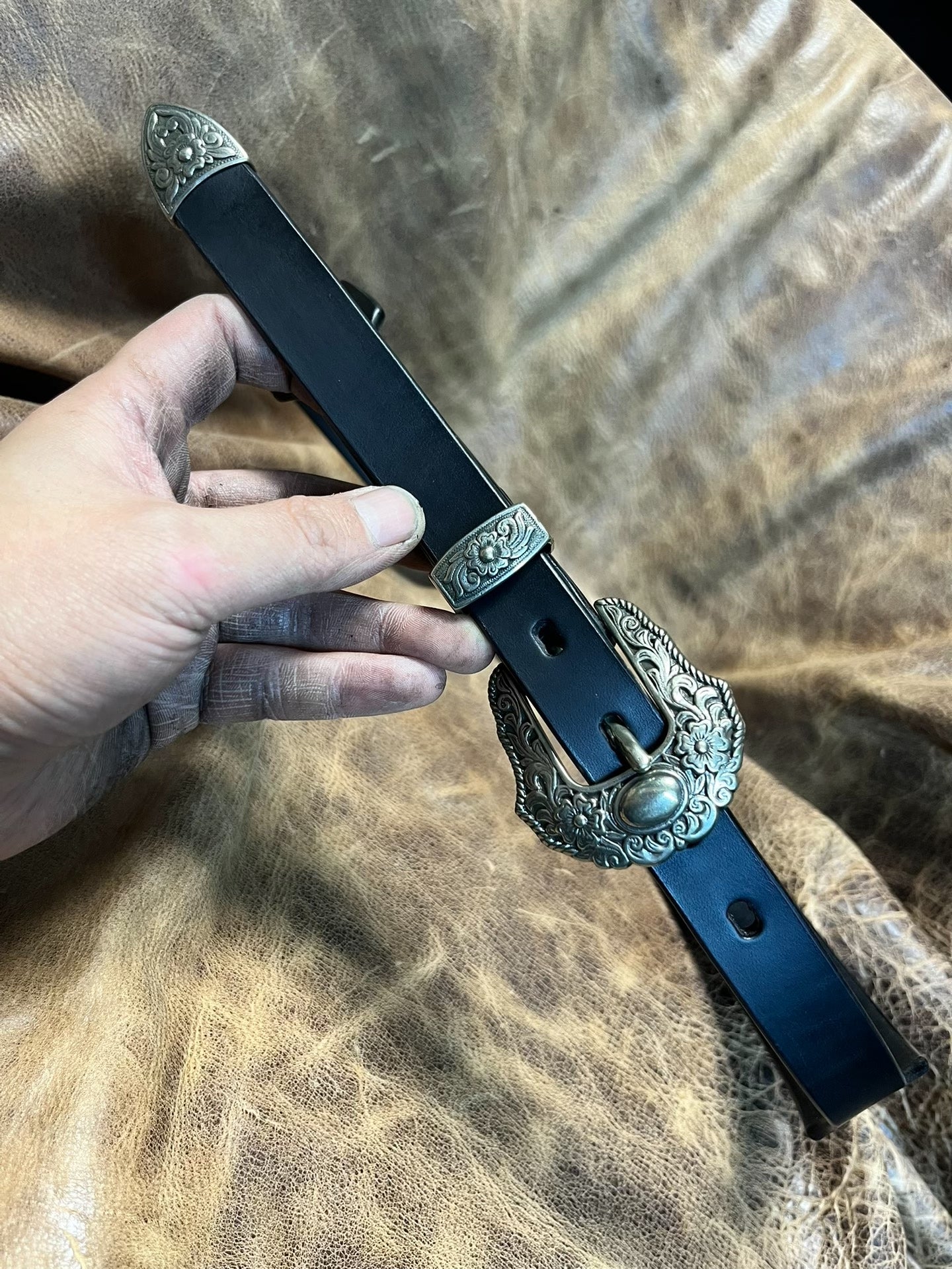 Handmade customized American retro belt rl style cavalry belt weste…
