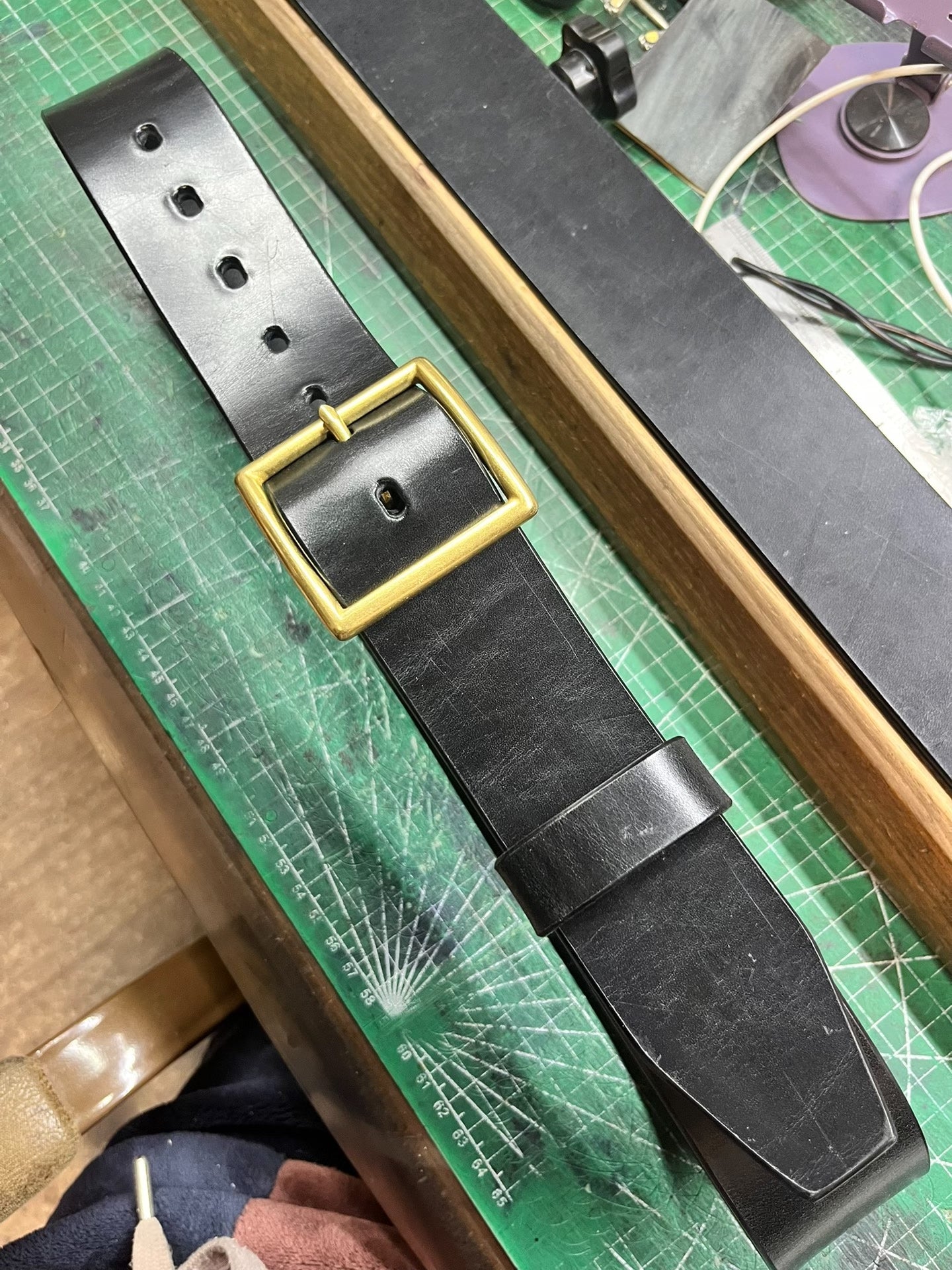 4.5cm wide genuine leather first layer cowhide fitness belt widened…