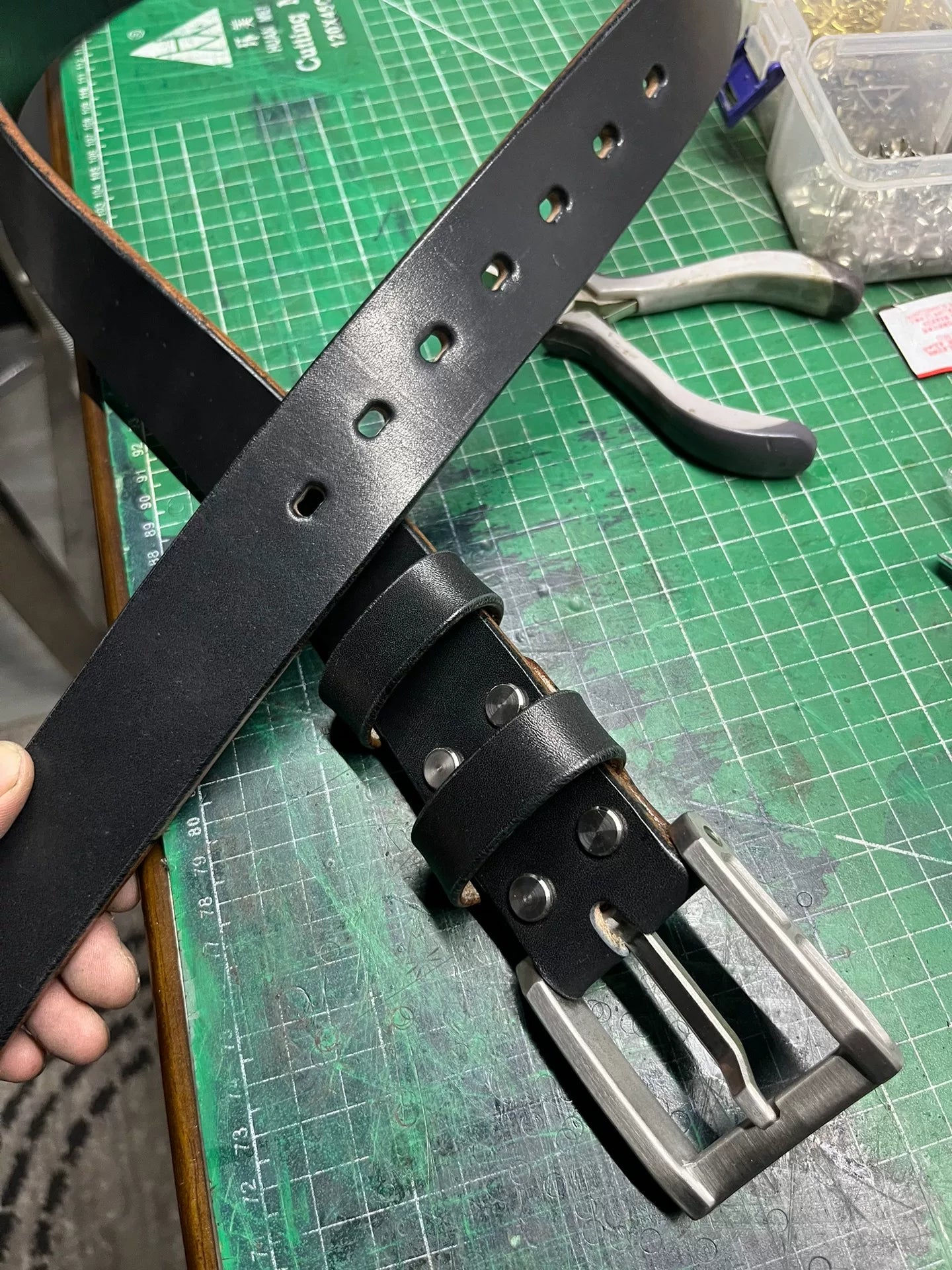 6.5mm Japanese Shonan Heavy Oiled Back Leather