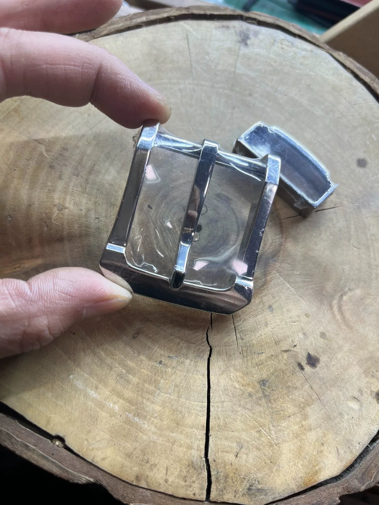 Brand-New Authentic 'Cowfly' Buckle Set
