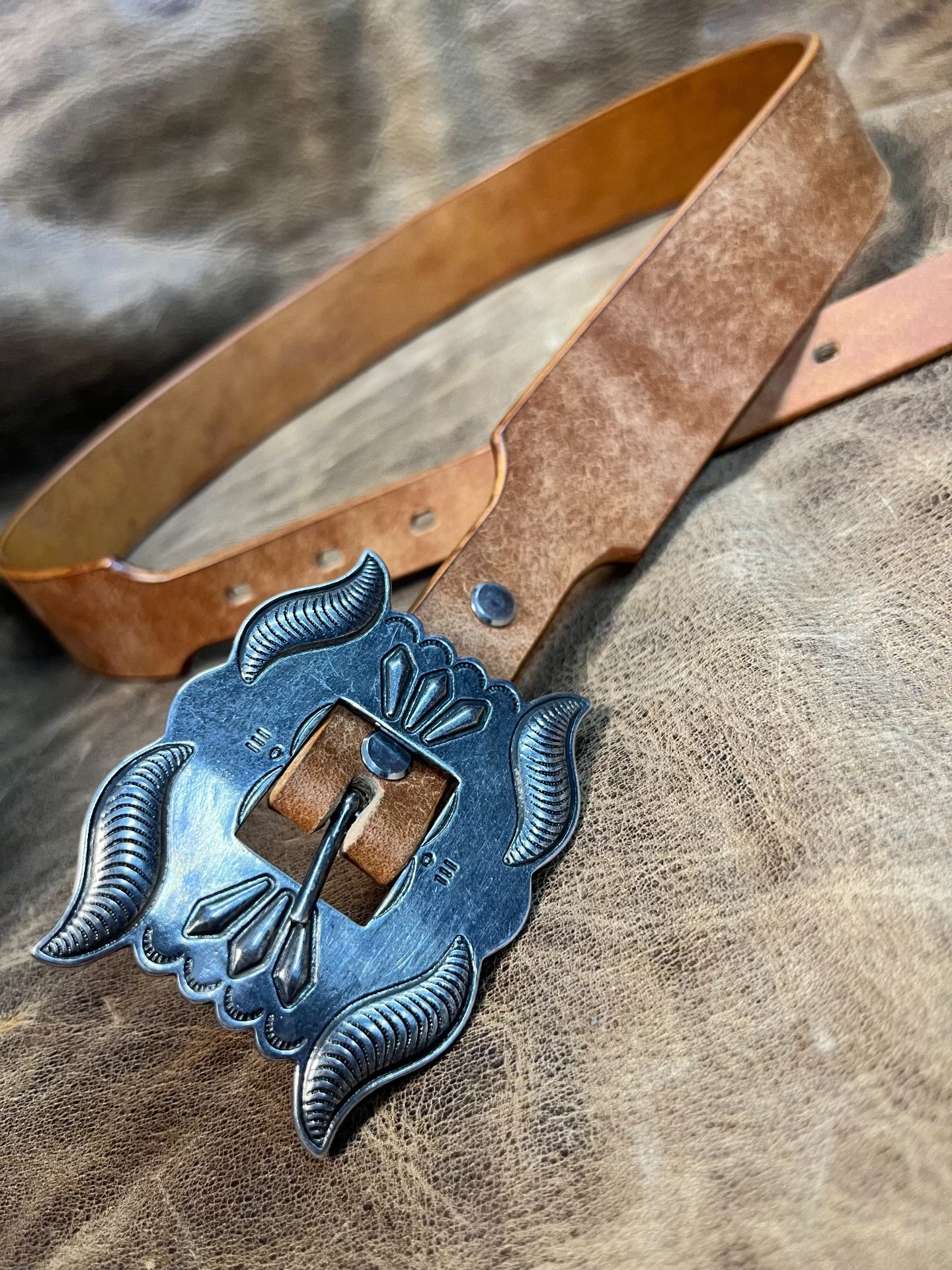 Reproduction of an antique belt collected by RRL store