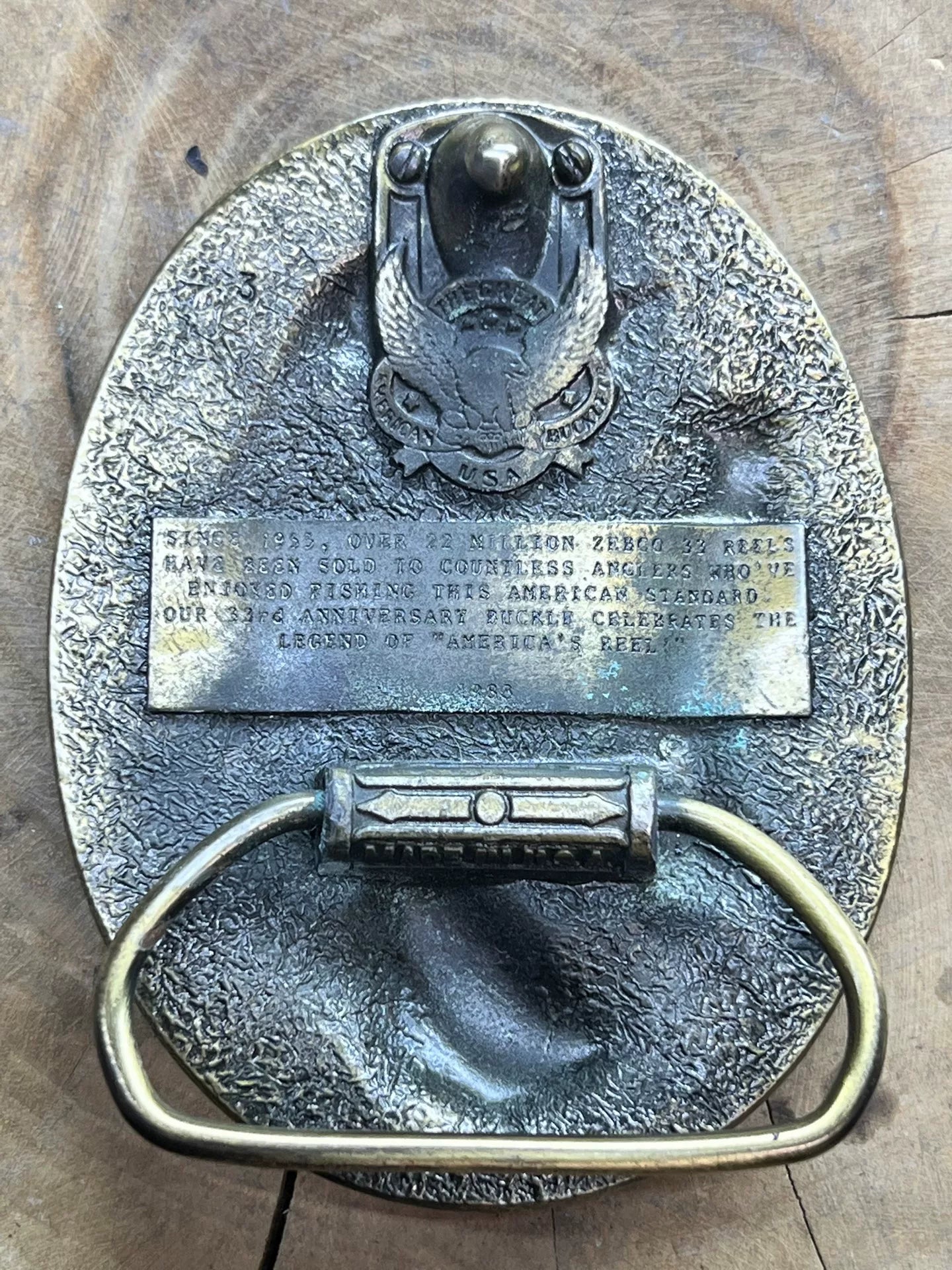 1955 Siskiyou Buckle Co. Vintage Belt Buckle — Mid-Century