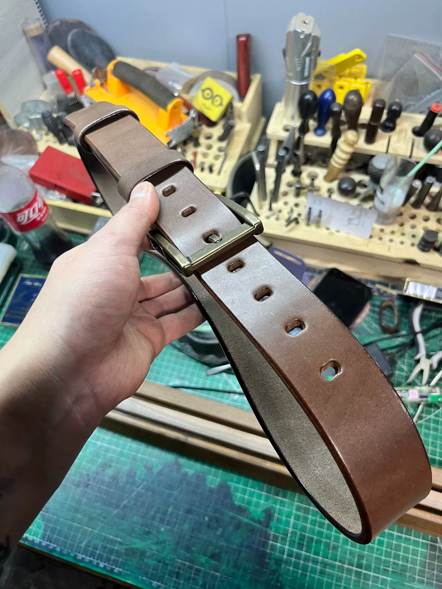 5.5mm thick Meian handmade belt