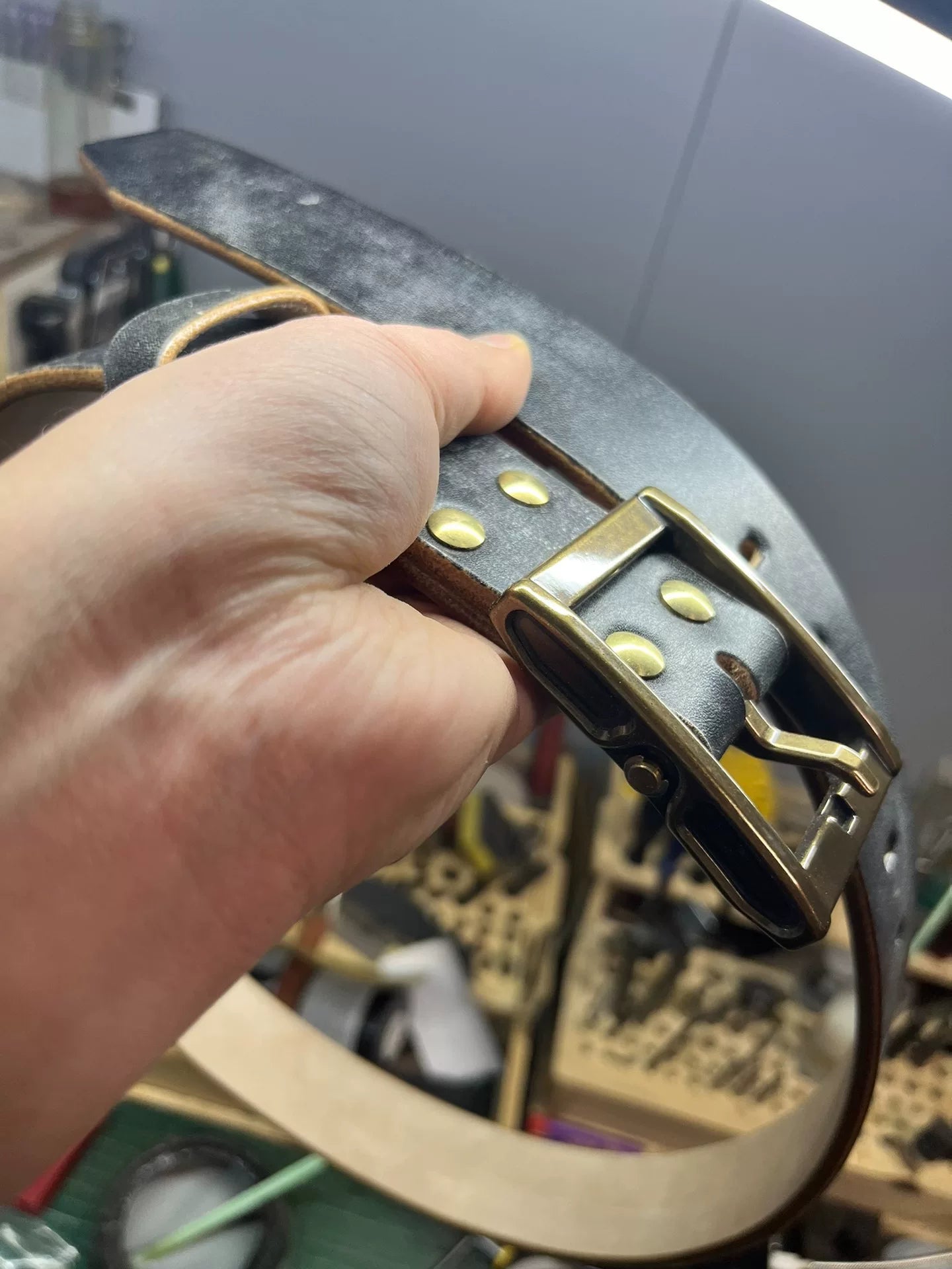 JF bridle leather full-grain bridle leather belt JF.J.Baker British…