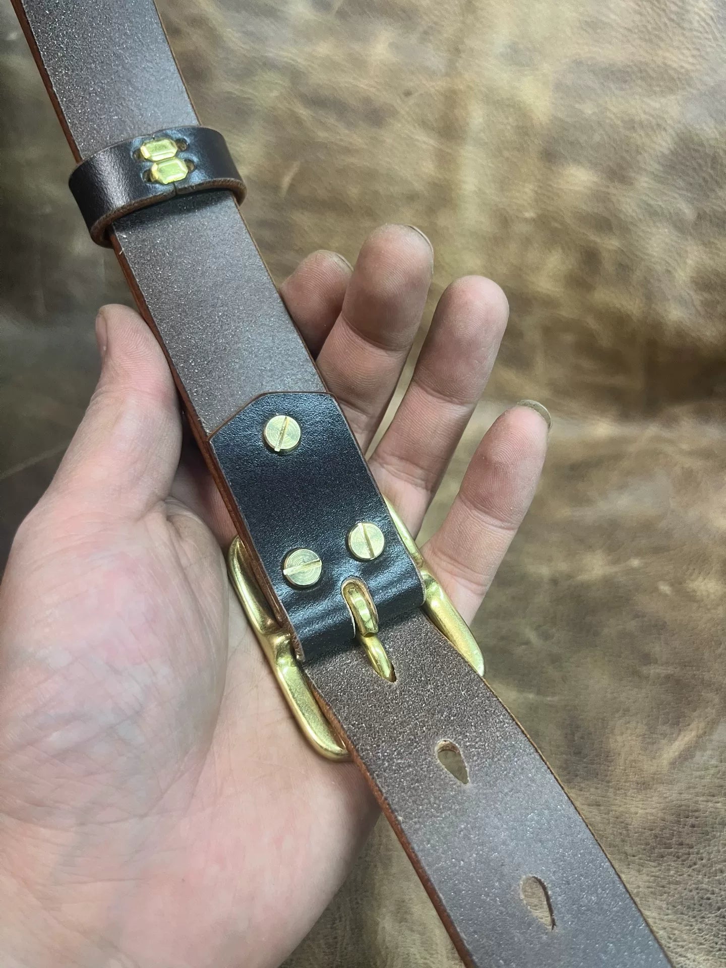 JE Horse Rein handmade belt customized, ladies belt