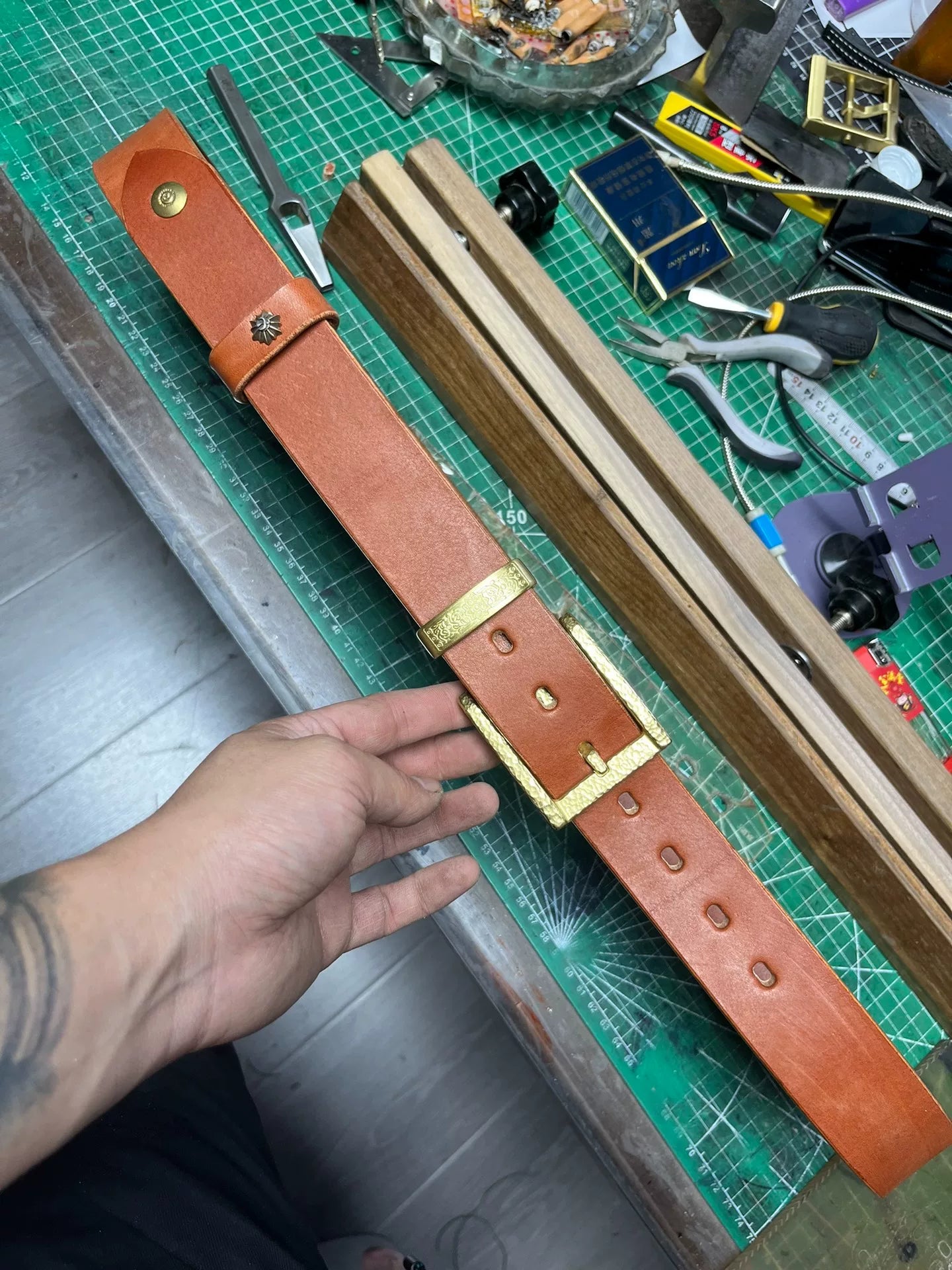 Meian handmade belt