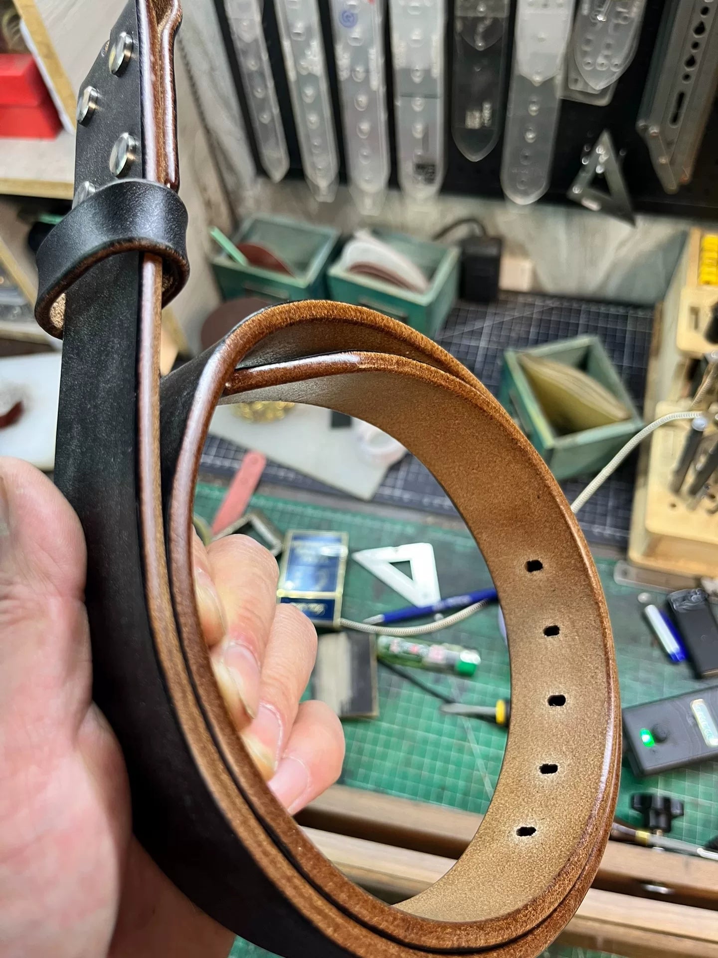 British JF Horse Rein handmade belt is customized