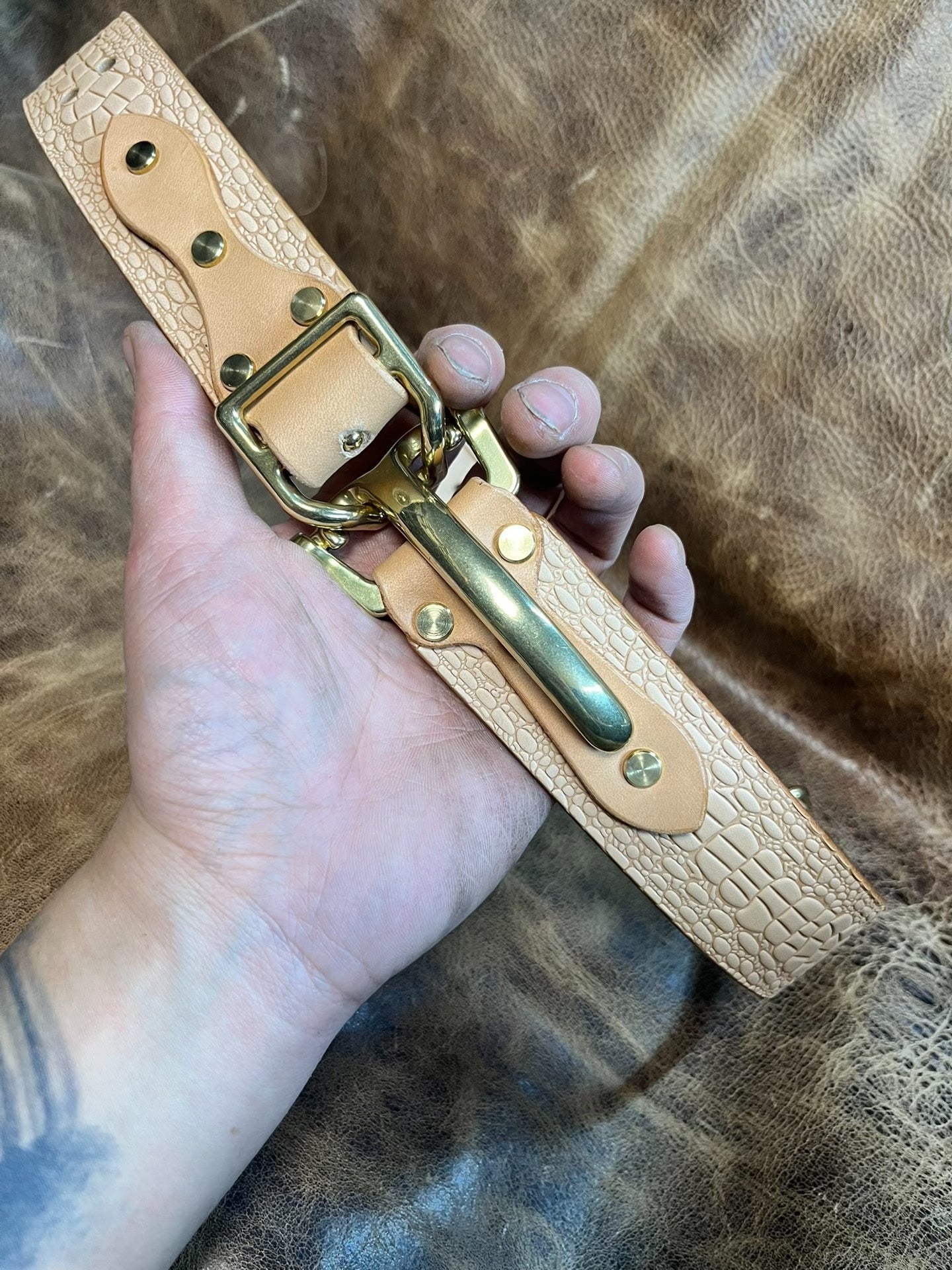 American retro Littleton cavalry belt