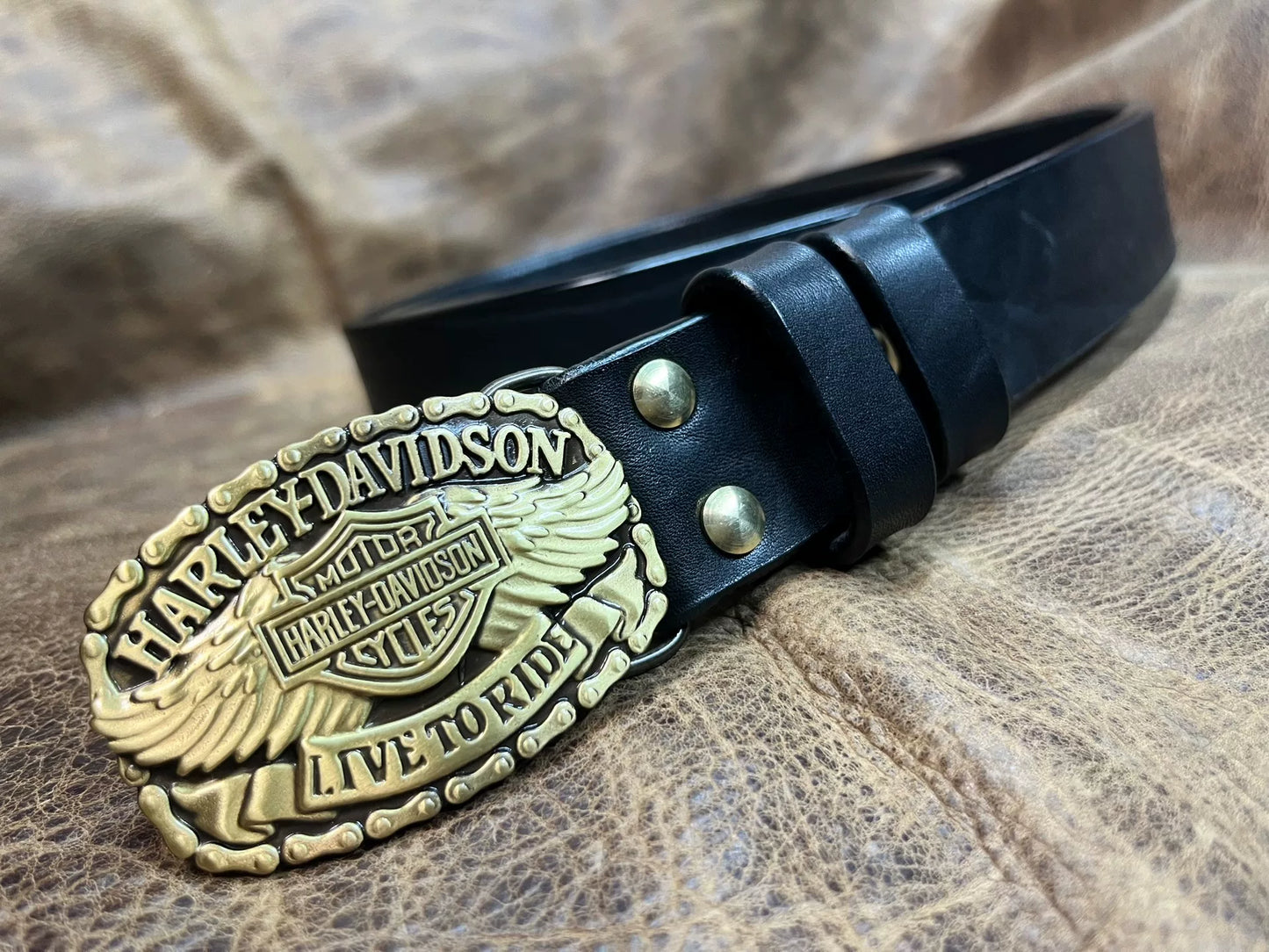 Super awesome 6mm thick North American black dyed bison leather fir…