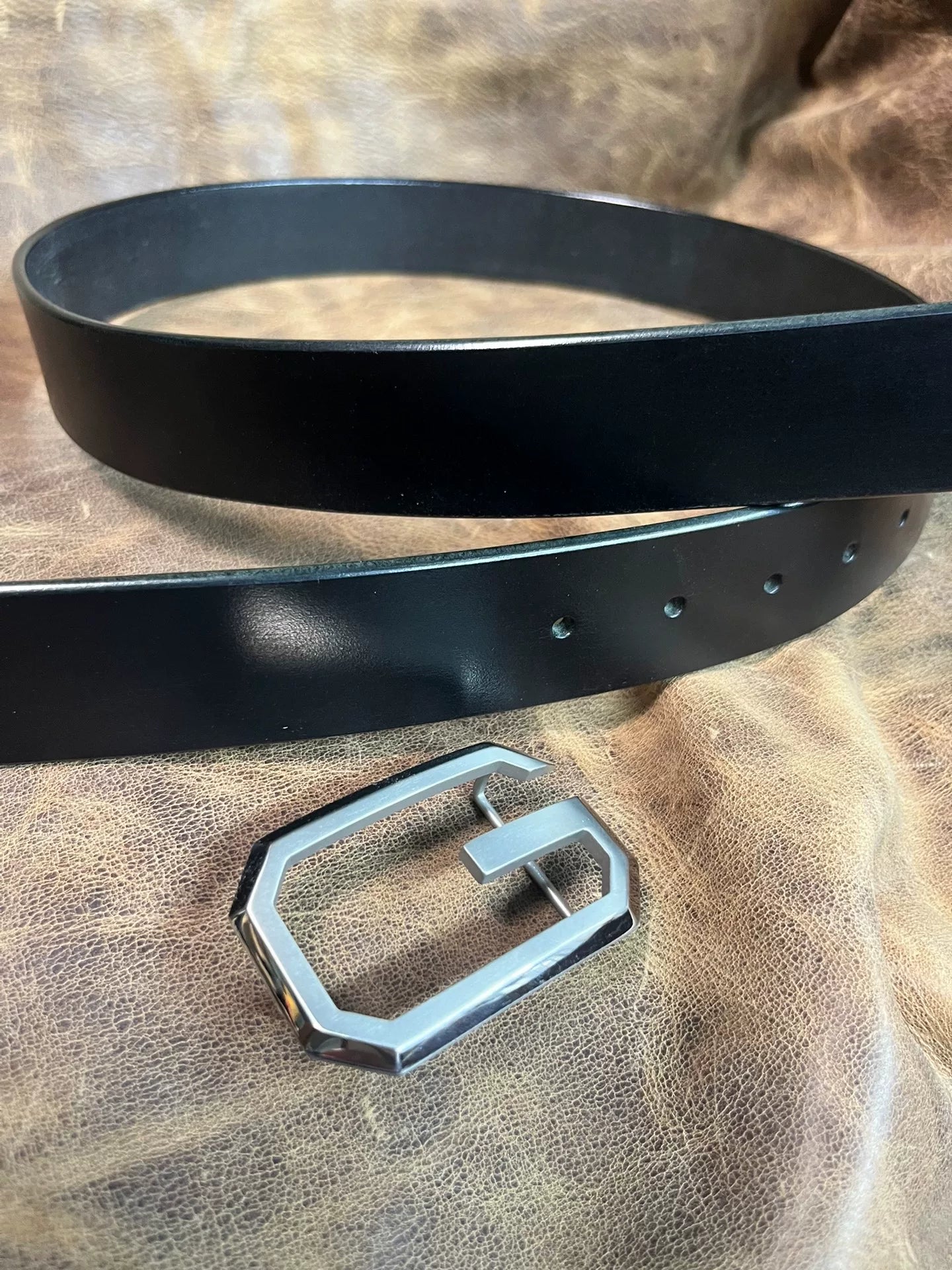 TWS Thomas Bridle Full-Grain Leather Handmade Belt