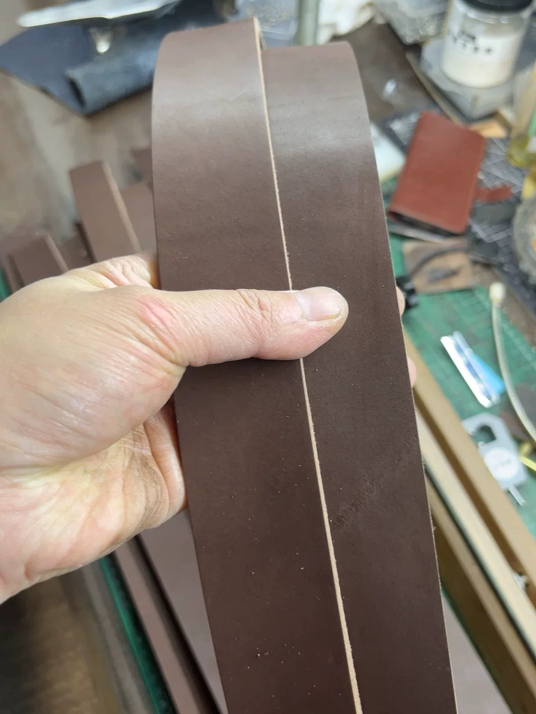 6 mm thick Meian handmade belt
