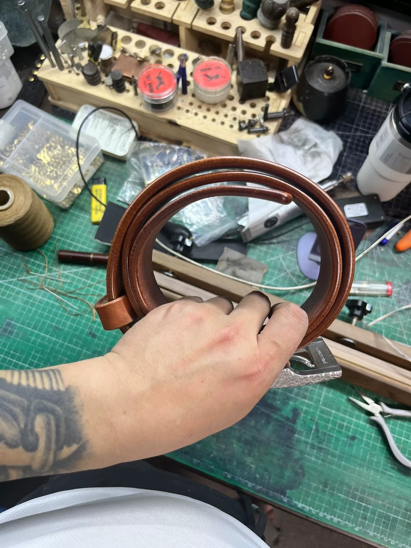 Customized handmade belt