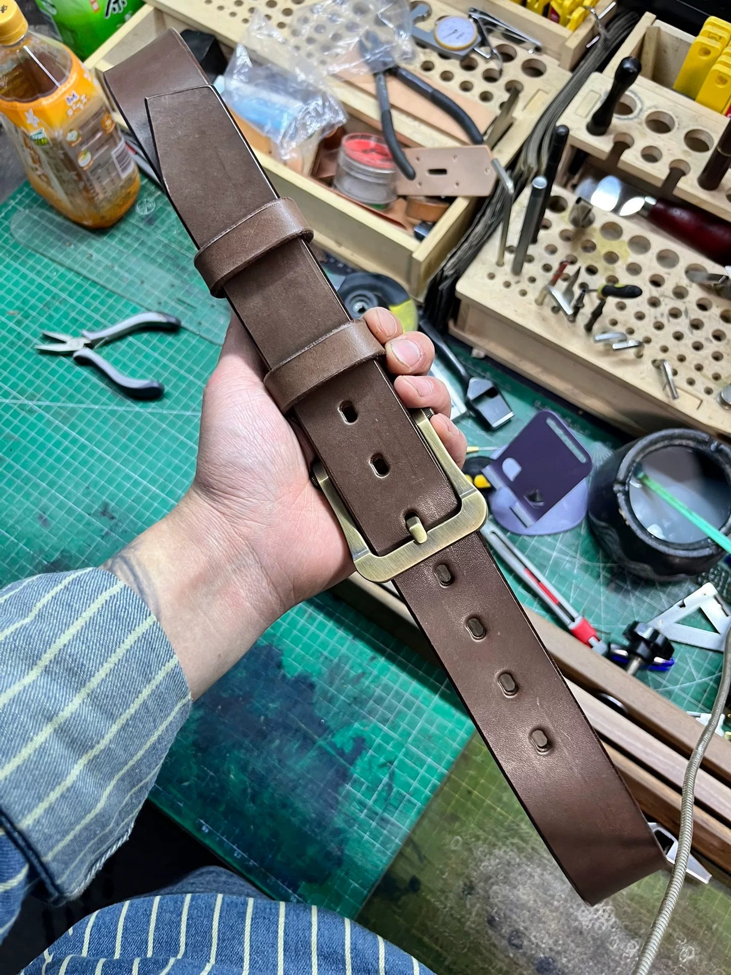 6 mm thick Meian handmade belt