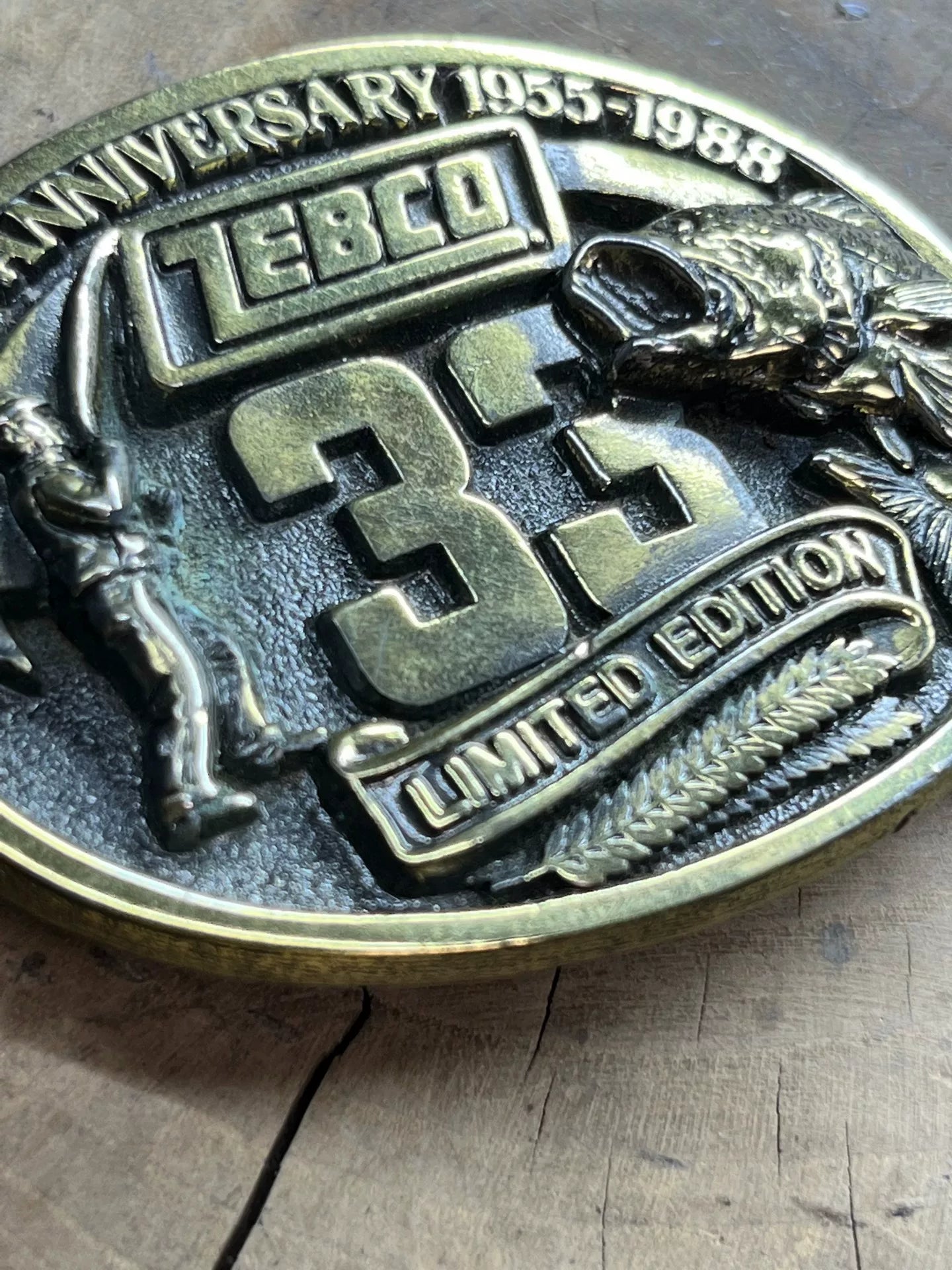1955 Siskiyou Buckle Co. Vintage Belt Buckle — Mid-Century