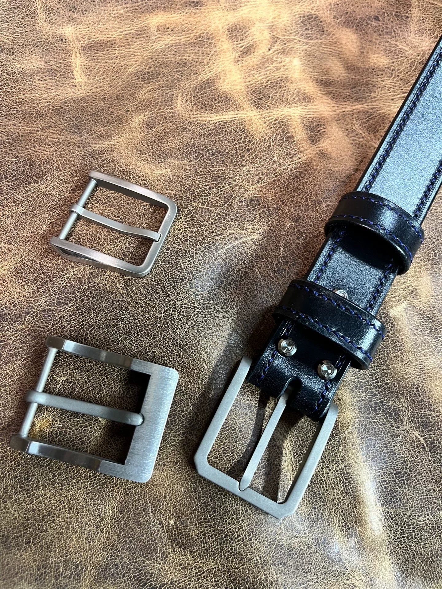 TWS Thomas Bridle Leather Business Dress Belt — Imported from UK
