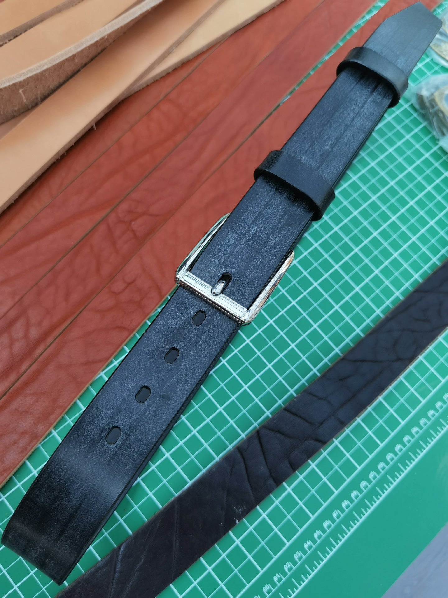 TWS British Thomas Rein leather handmade belt